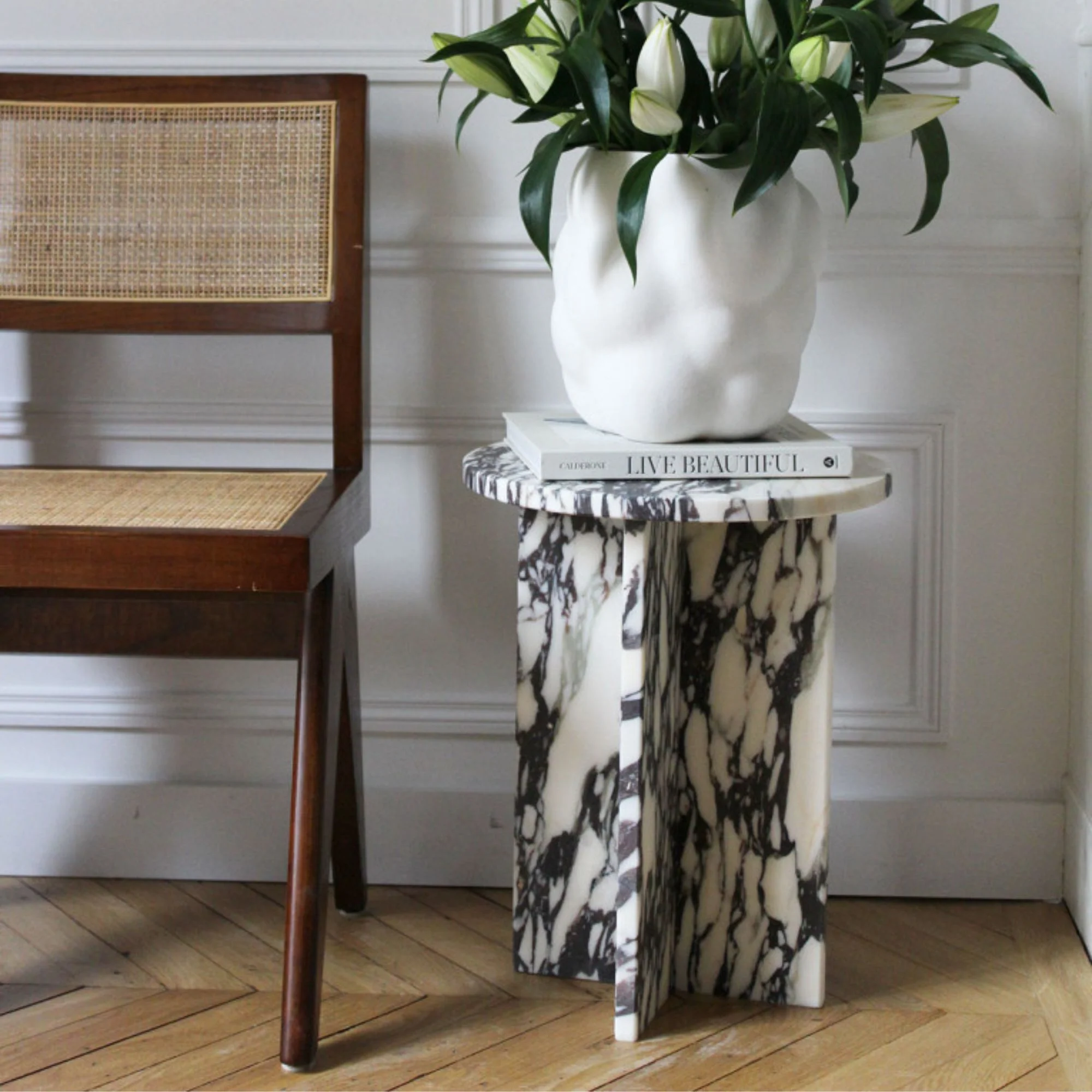 Rosie Calacatta Viola Table - Image 4