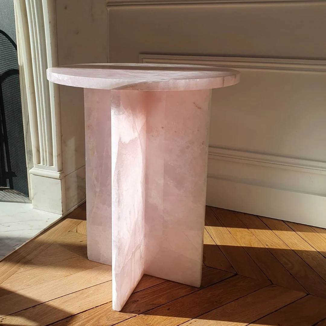 Rosie Pink Onyx Table - Image 3