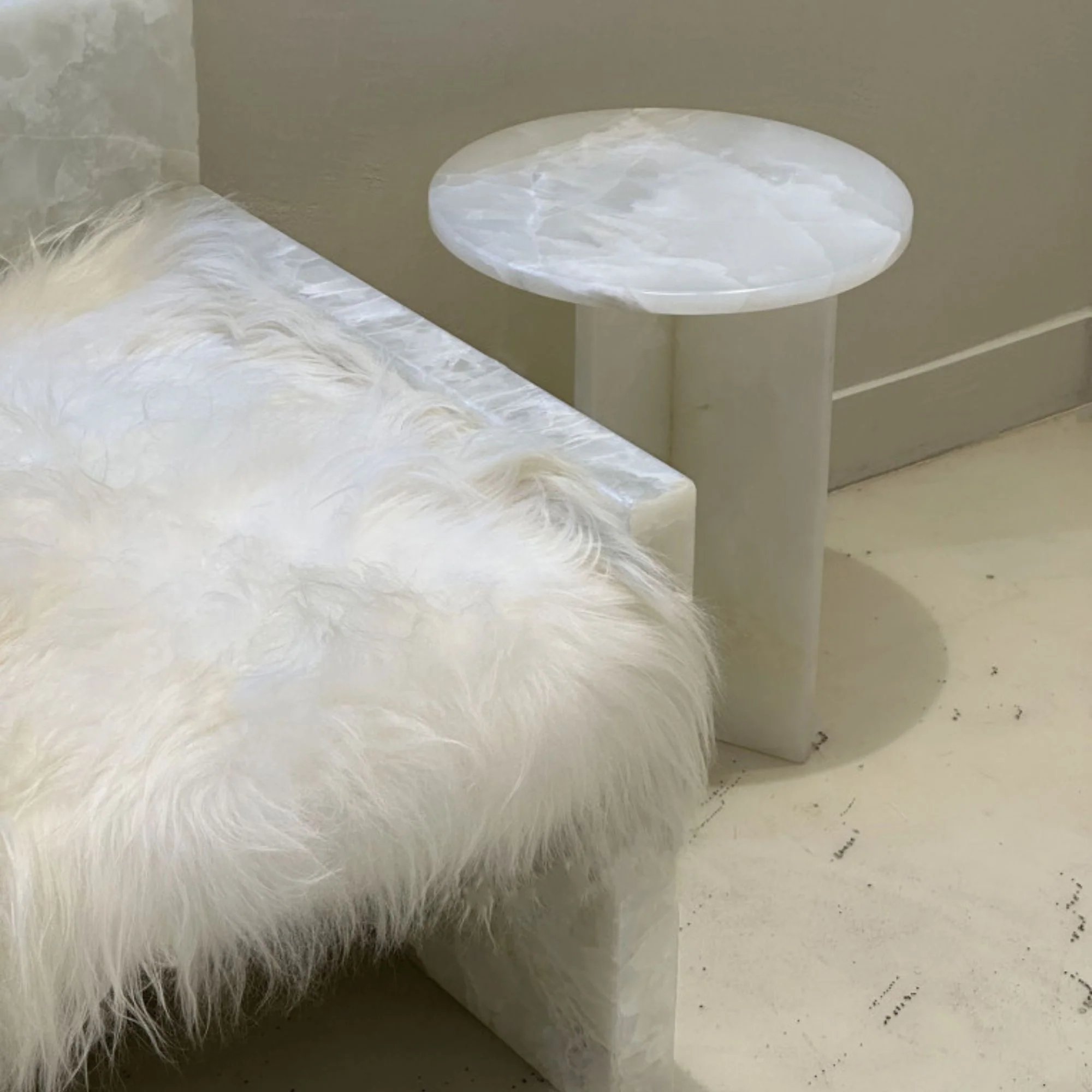 Rosie White Onyx Table - Image 4