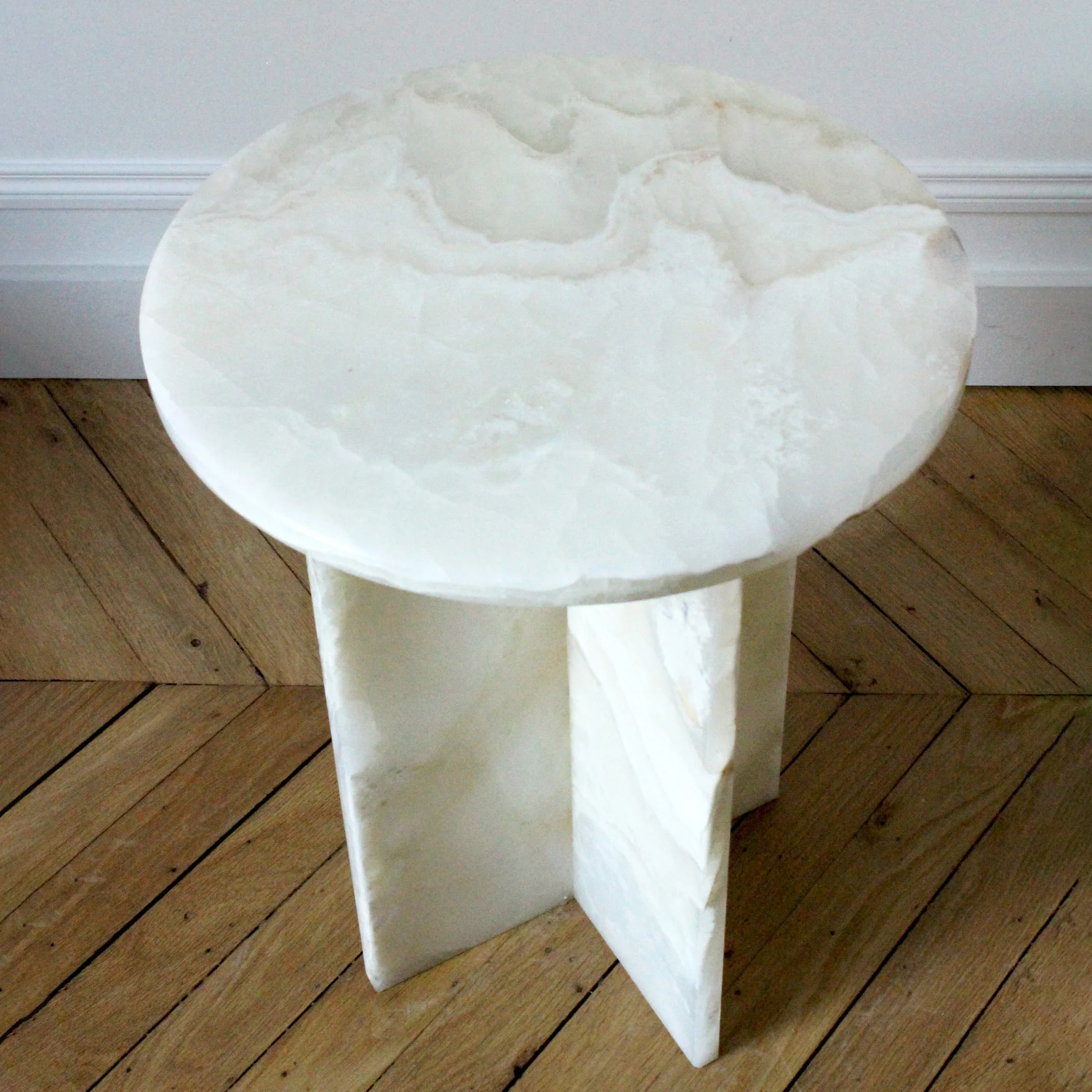 Rosie White Onyx Table - Image 5