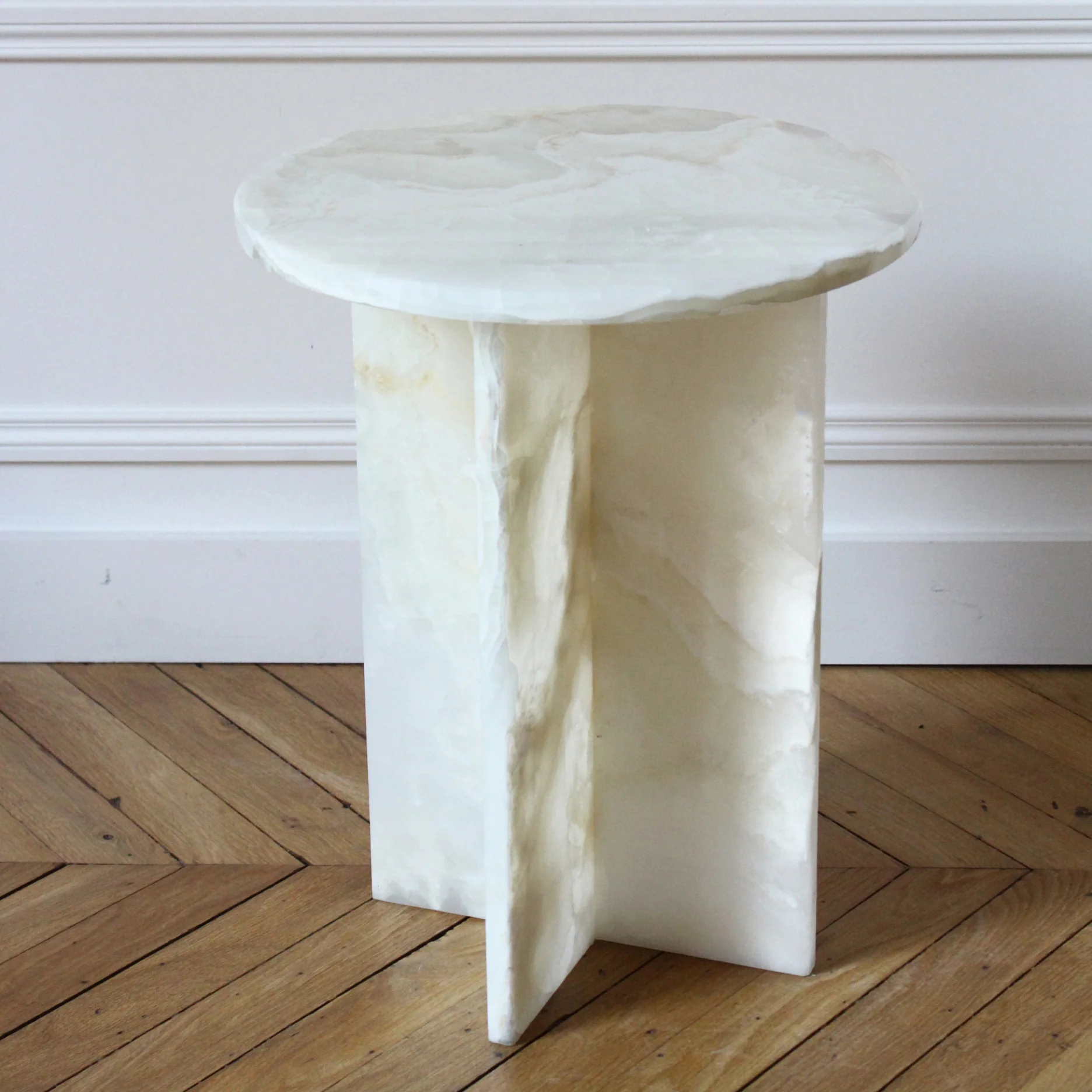 Rosie White Onyx Table - Image 6
