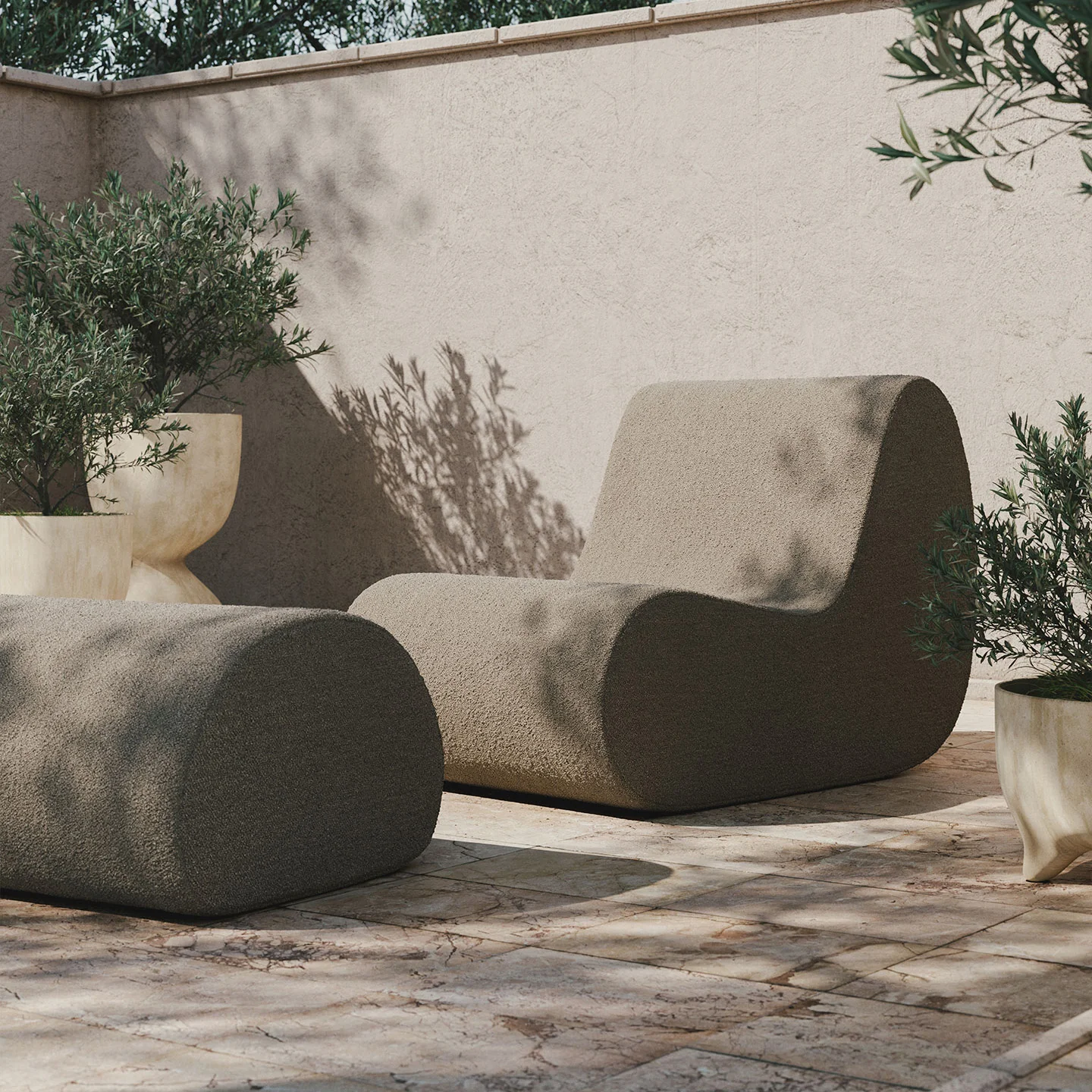 Rouli Pouf - Pure Bouclé - Image 7