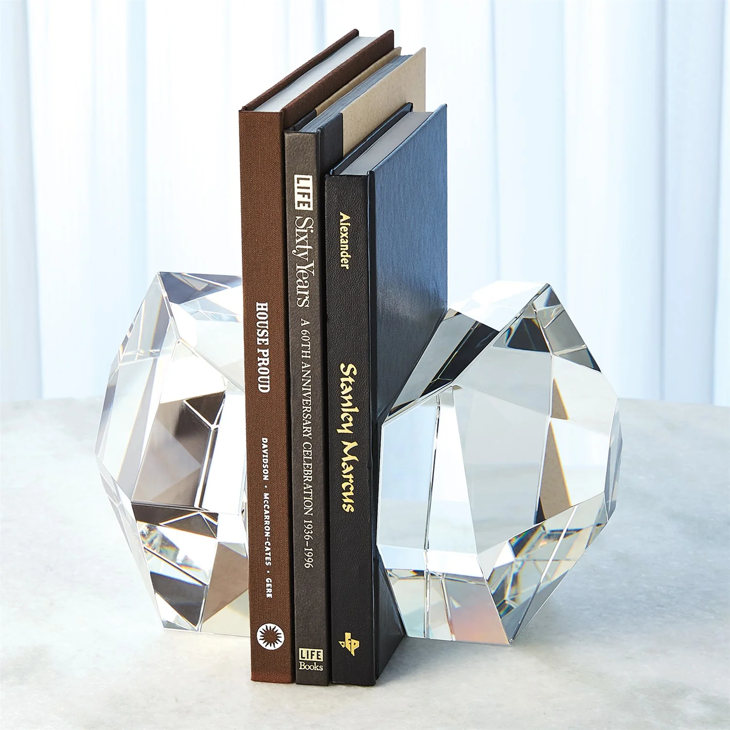 S/2 Crystal Bookends - Image 2