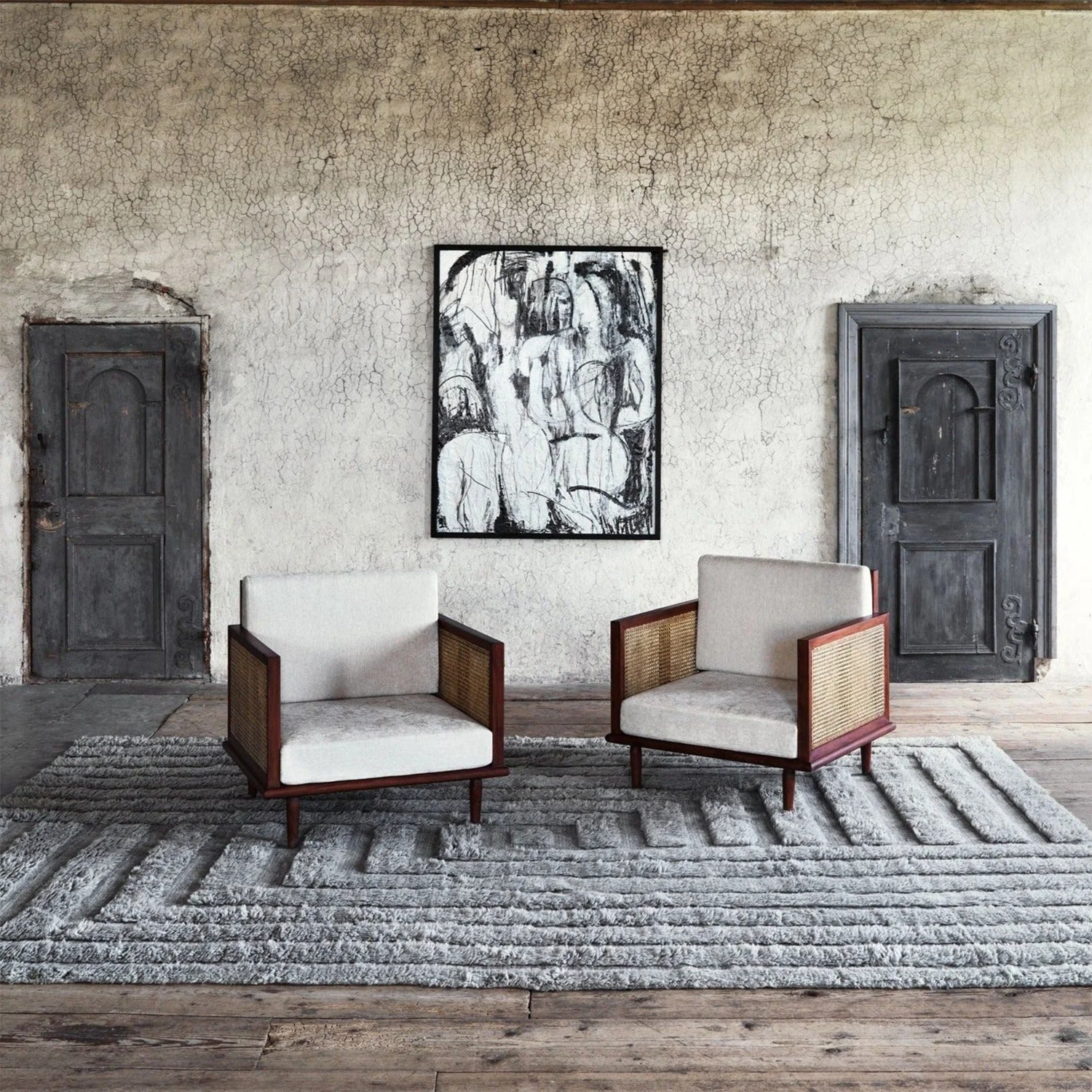 Shaggy Labyrinth Rug - Image 5