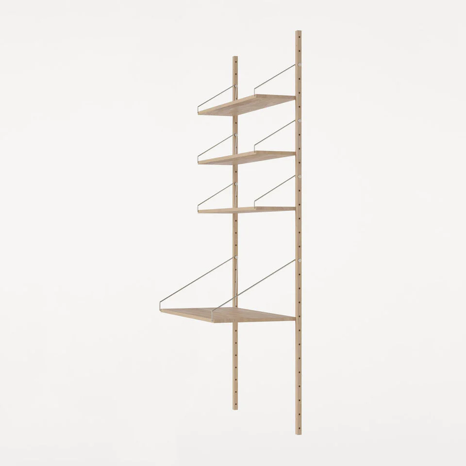 Shelf Library with Desk Section - Image 29