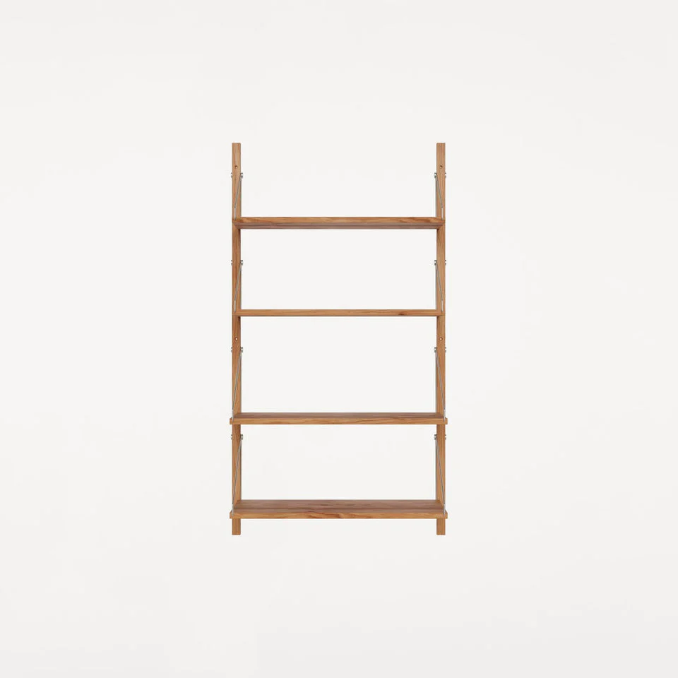 Shelf Library Single Section | Natural Oak - Image 6