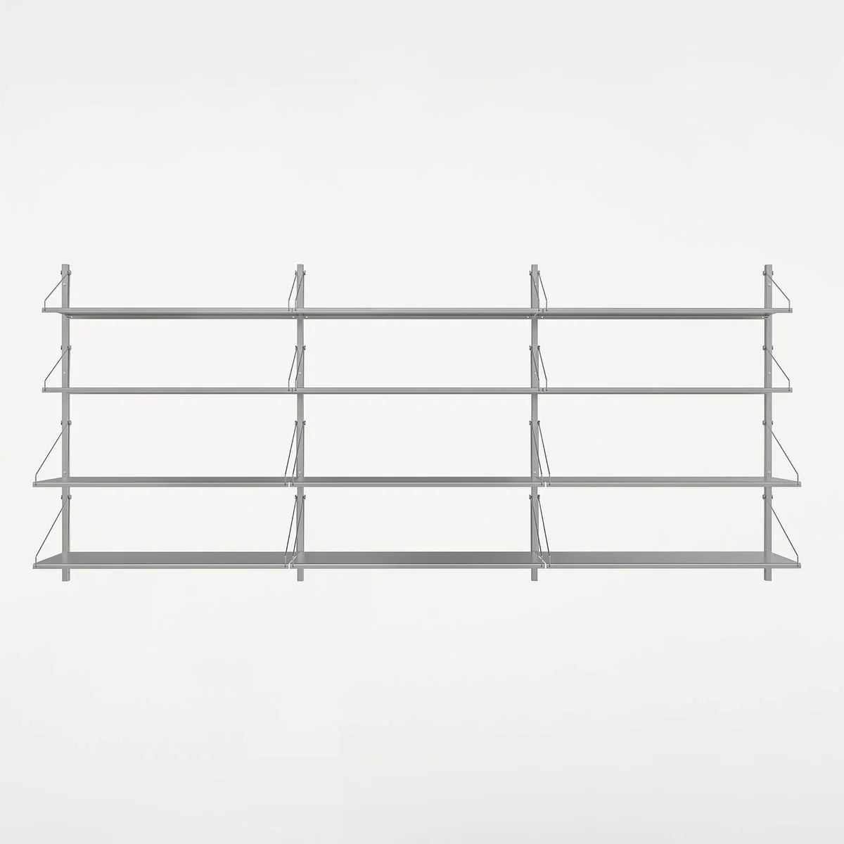 Shelf Library Triple Section | Stainless Steel - Image 3
