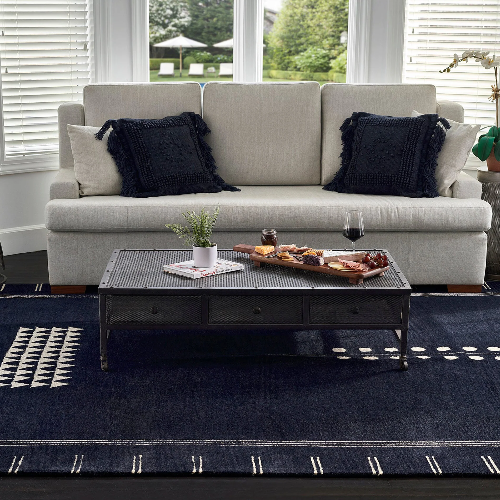 Simba-5 Navy Area Rug - Image 5