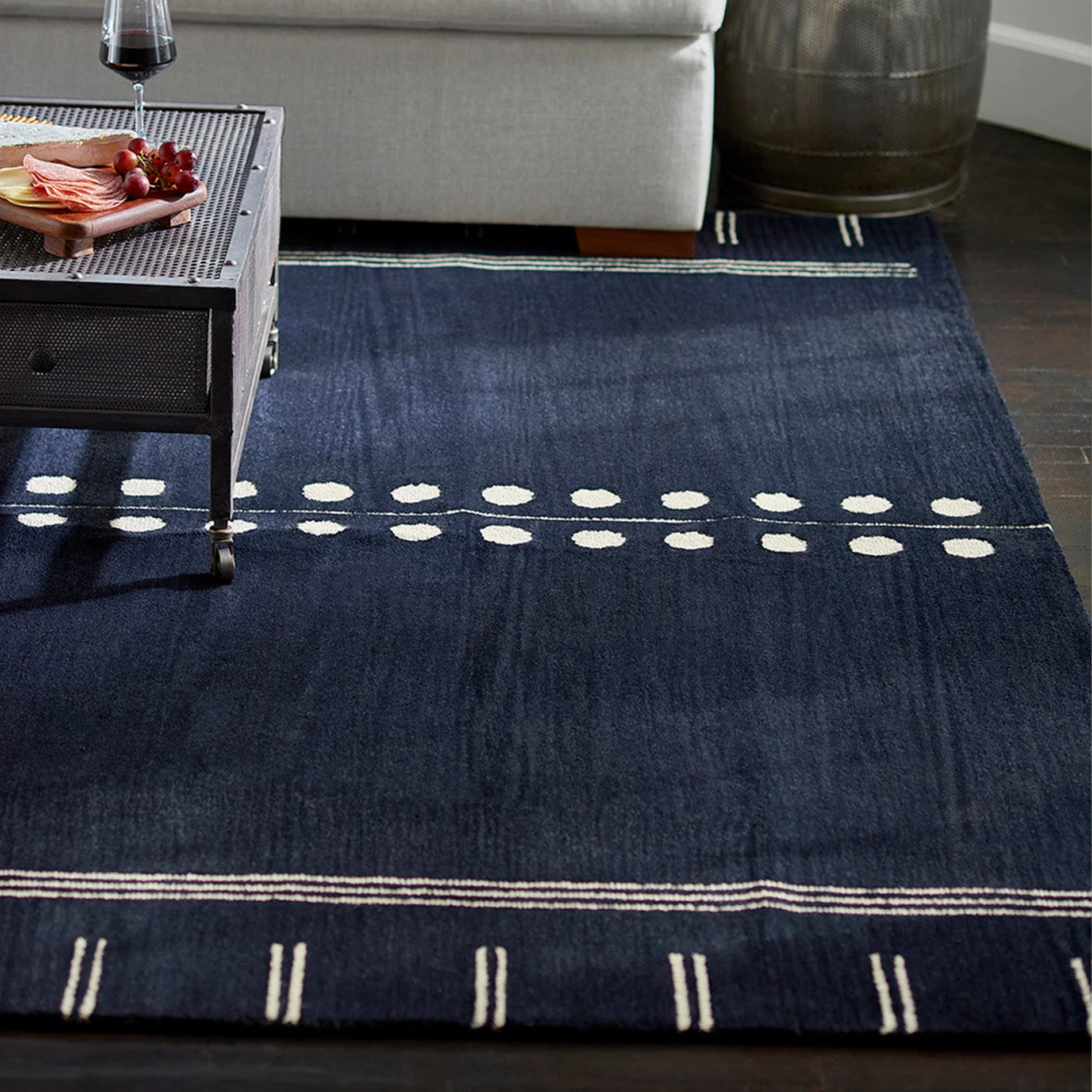 Simba-5 Navy Area Rug - Image 6
