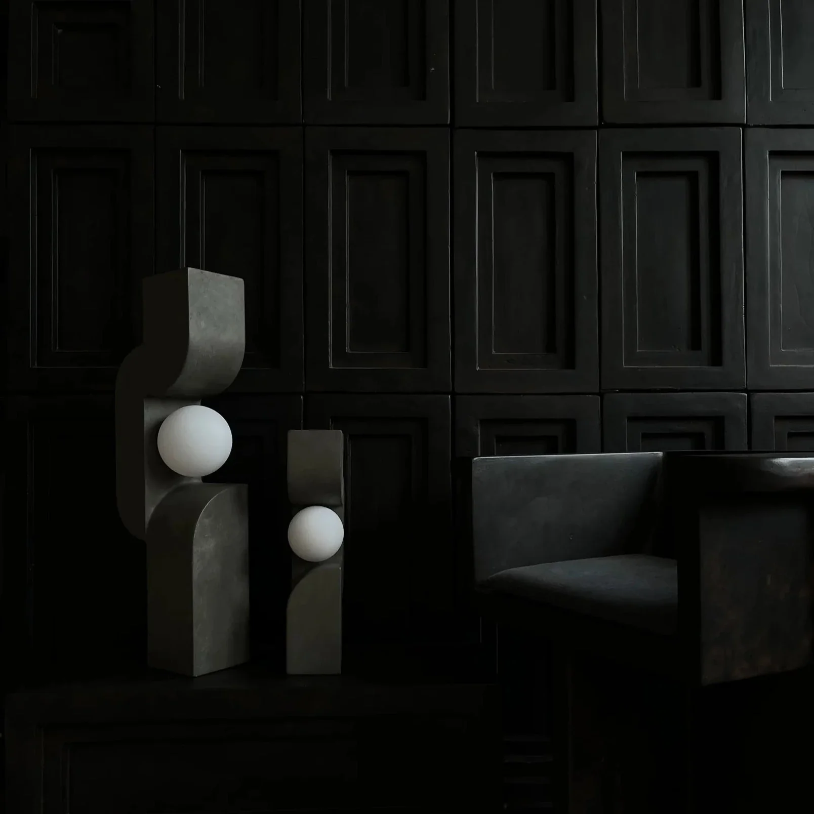 Sitting Man, Big - Dark Grey - Image 7
