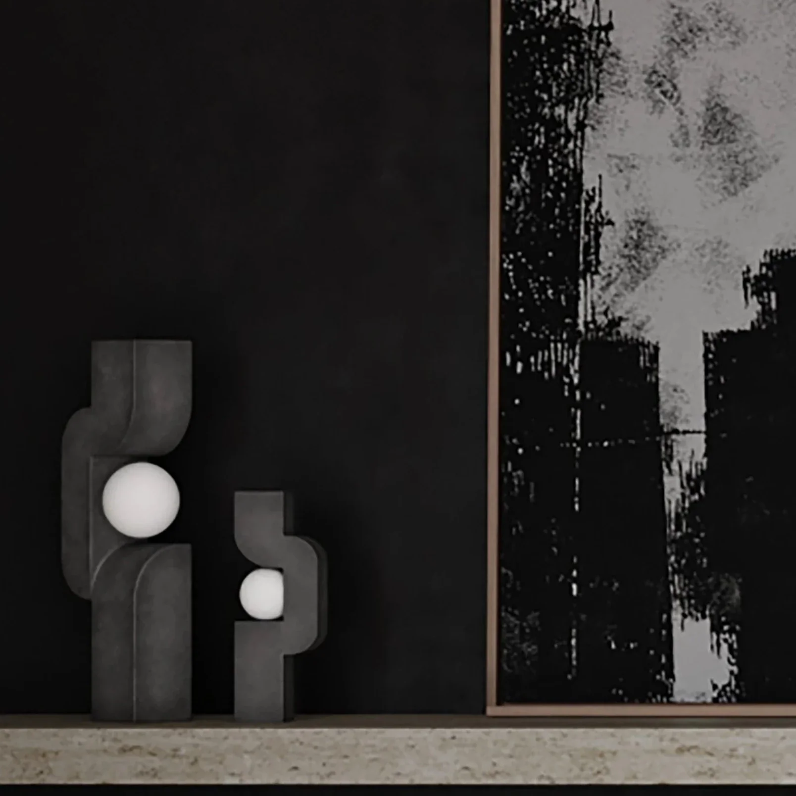 Sitting Man, Mini - Dark Grey - Image 3