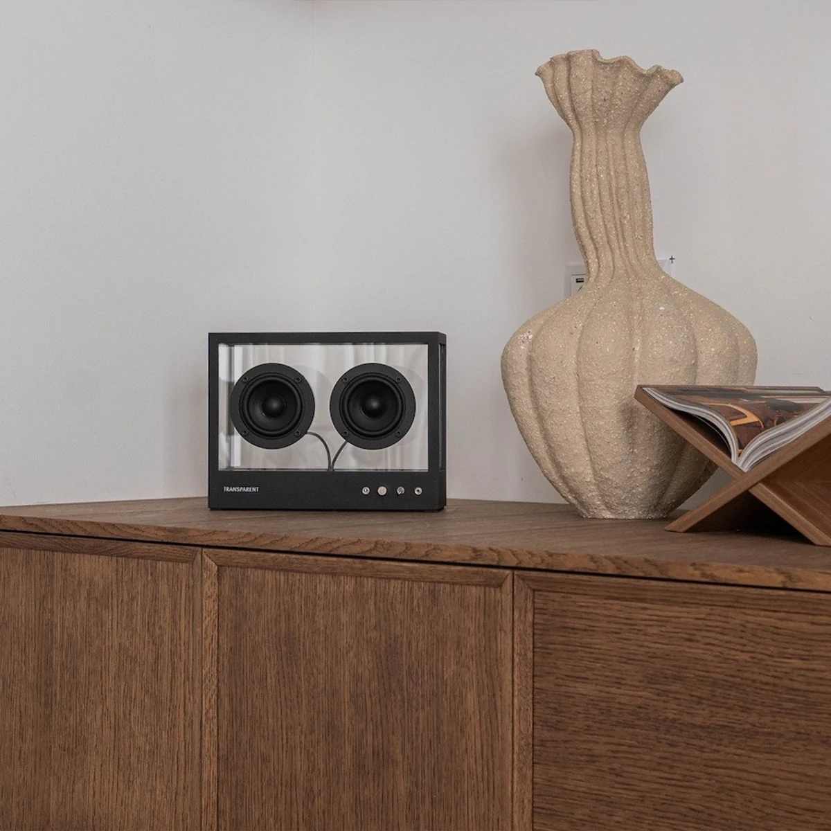 Small Transparent Speaker | Wi-Fi connected - Image 3