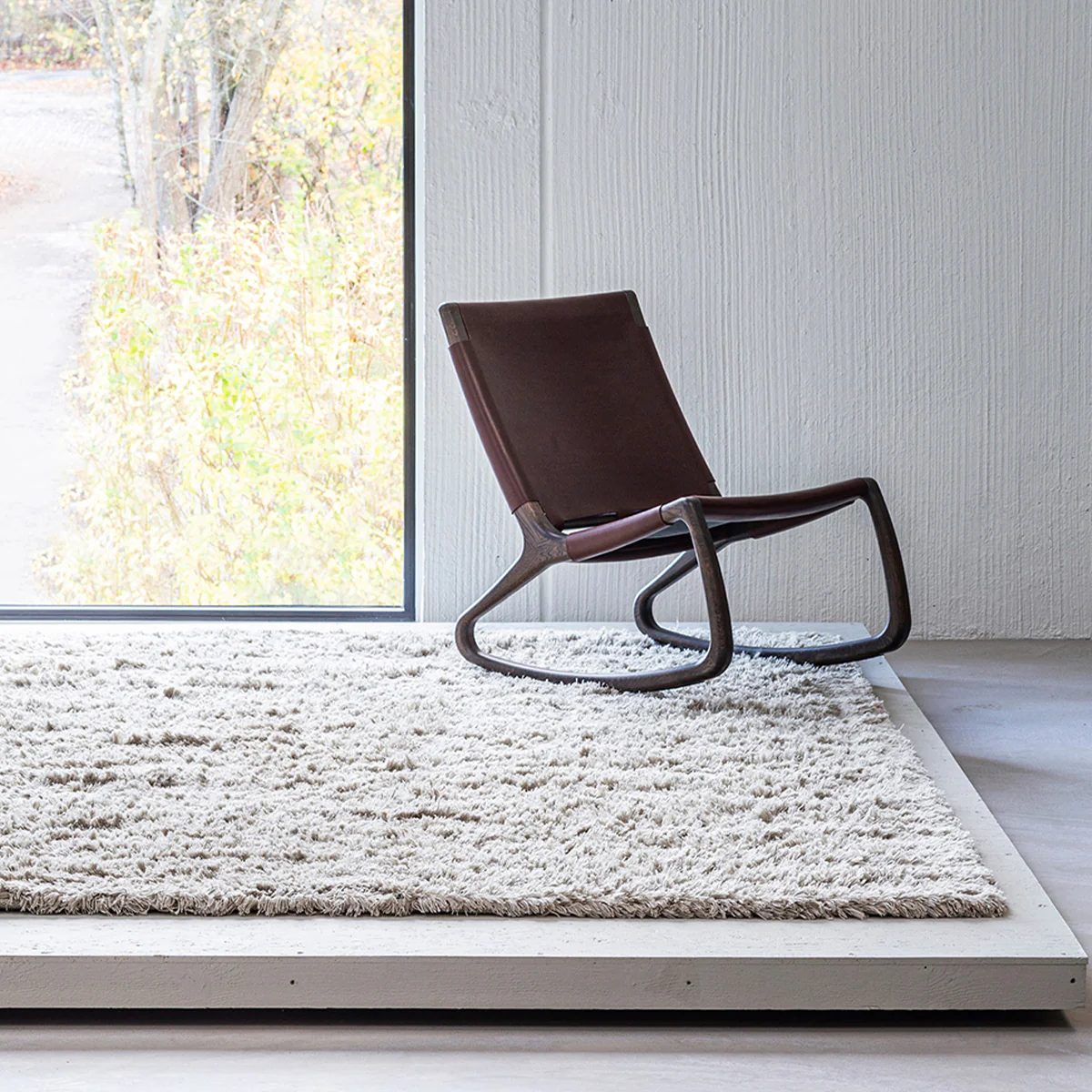 Soft Beige Rya Rug - Image 3