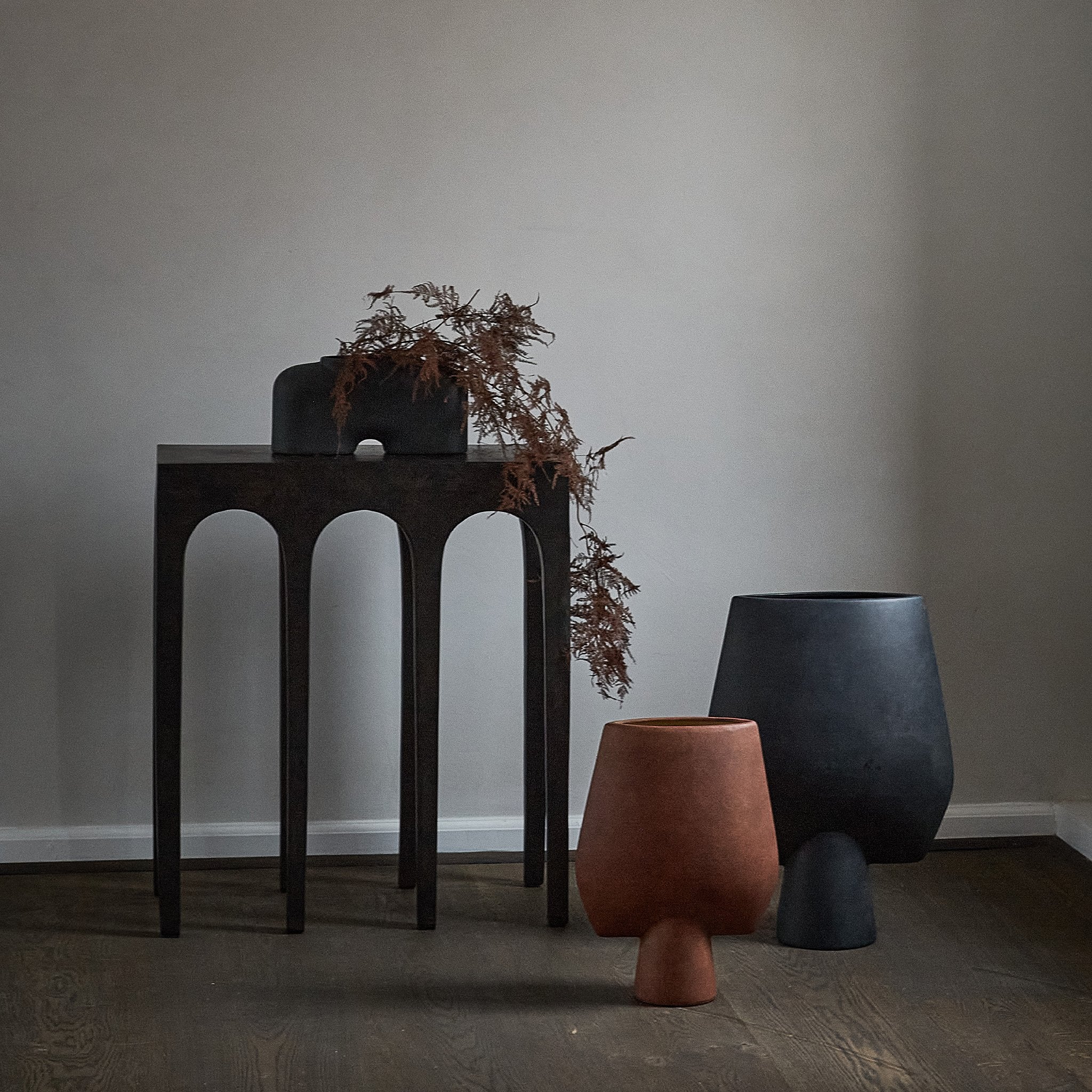 Sphere Vase Square - Hexa - Black - Image 7