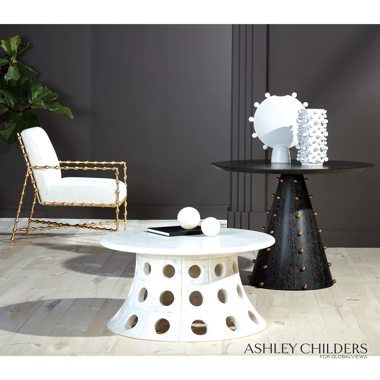 Spheres Collection Vessel - Ivory - Image 7