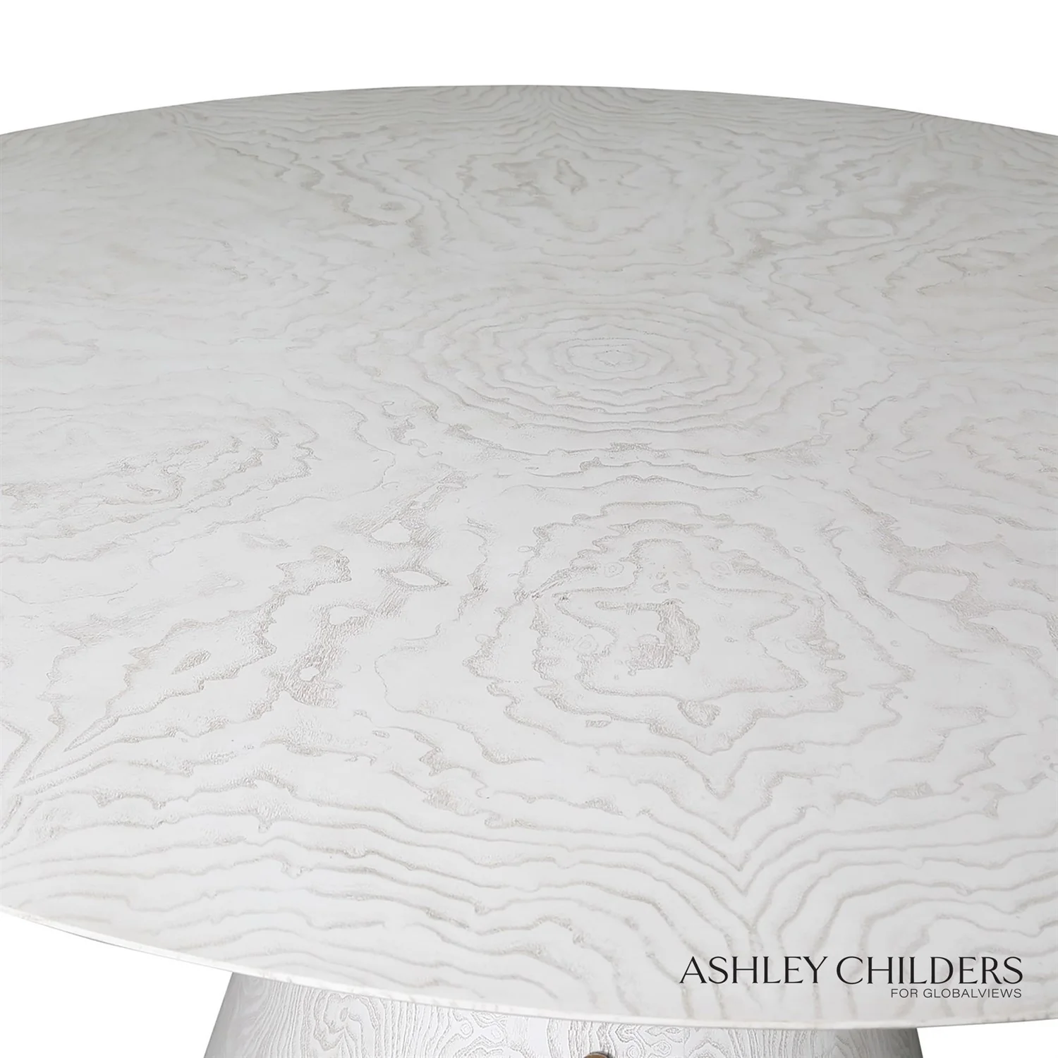 Spheres Dining Table - White Burl - Image 8