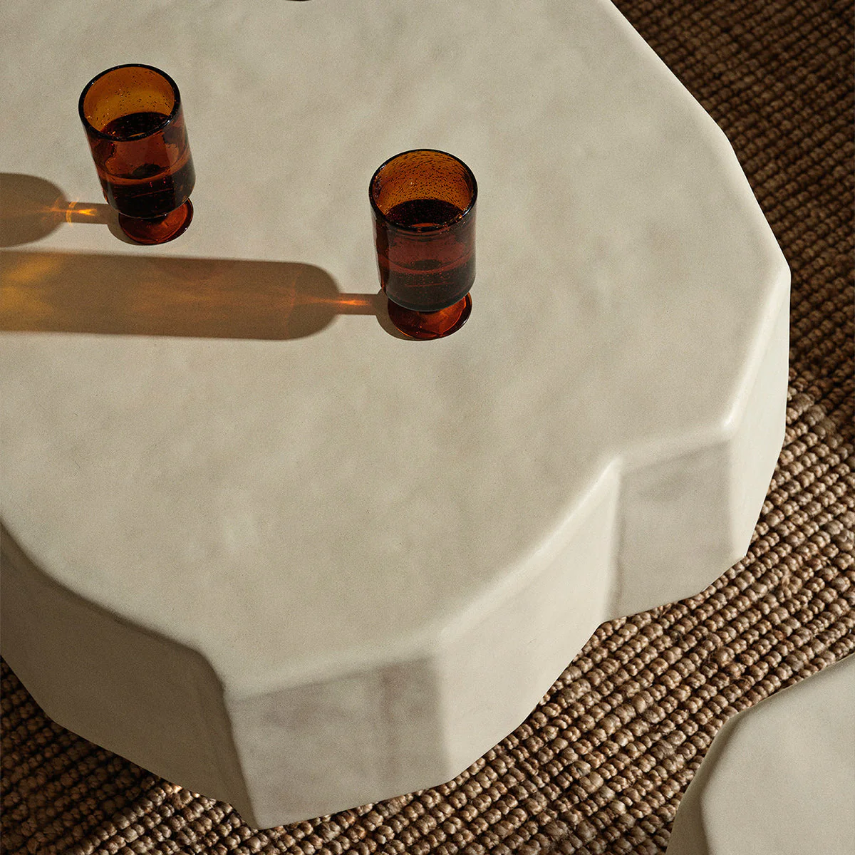 Staffa Coffee Table - Ivory - Large - Image 5