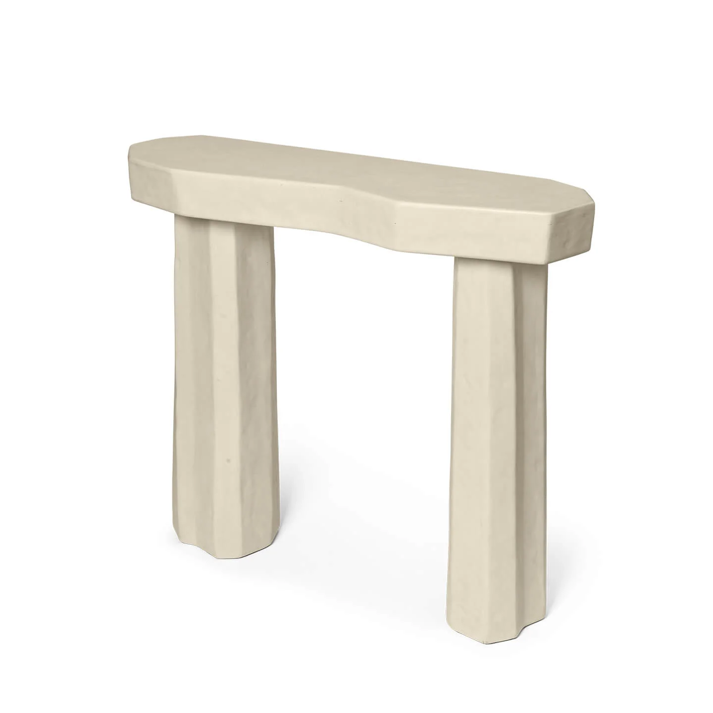 Staffa Console Table - Ivory - Image 4