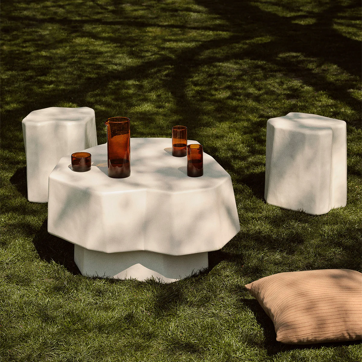 Staffa Stool - Ivory - Image 2