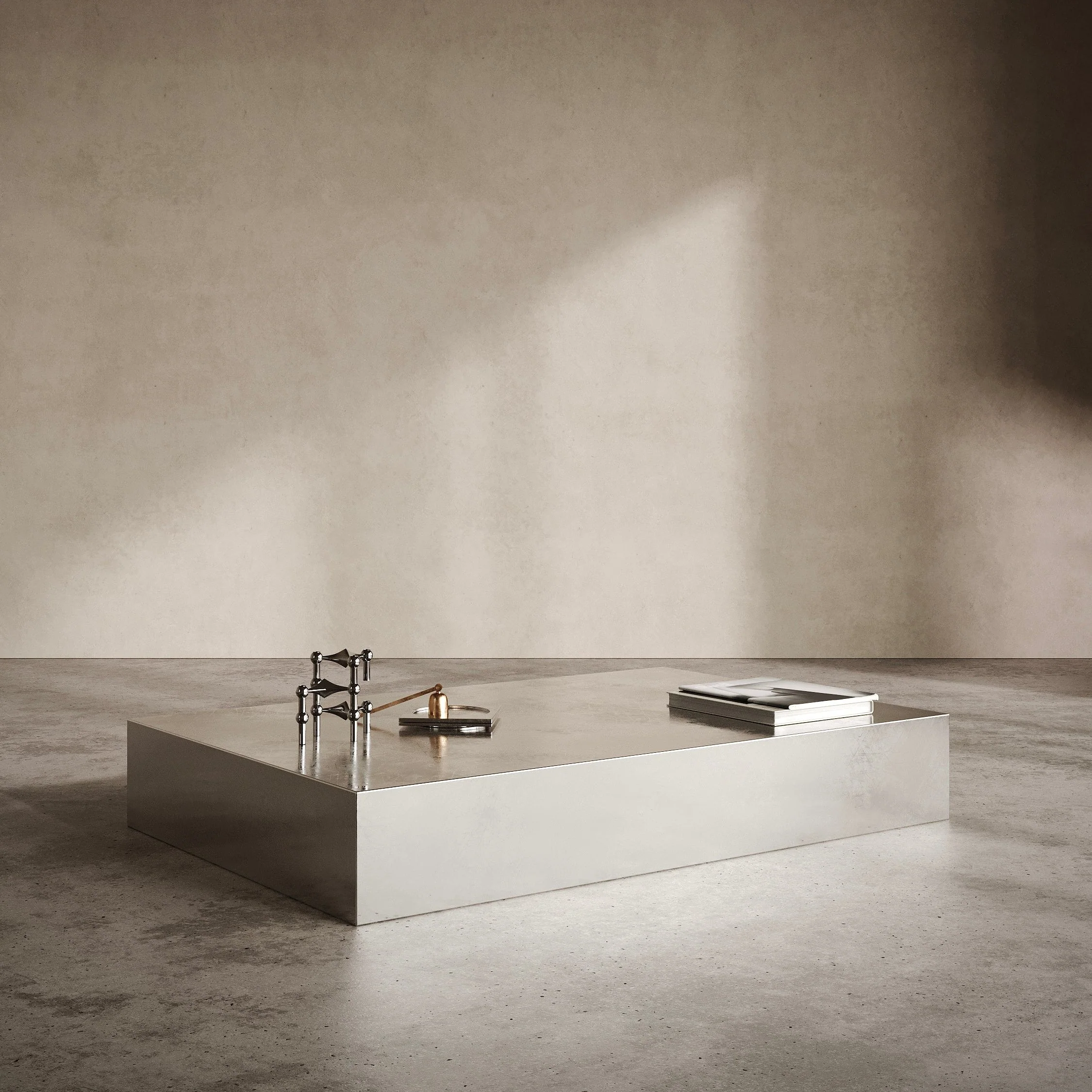Stainless Steel Coffee Table (Customizable) - Image 6