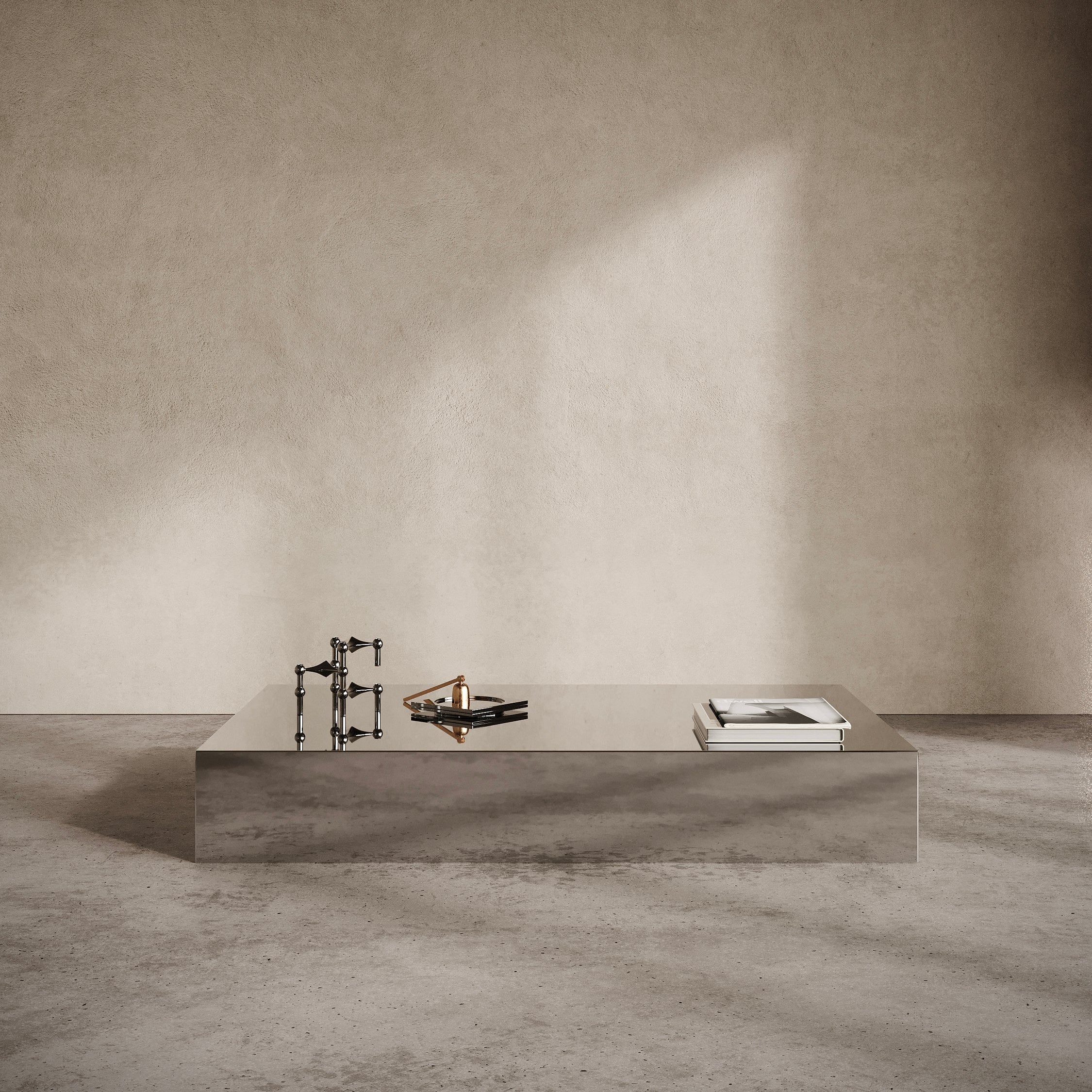 Stainless Steel Coffee Table (Customizable) - Image 7