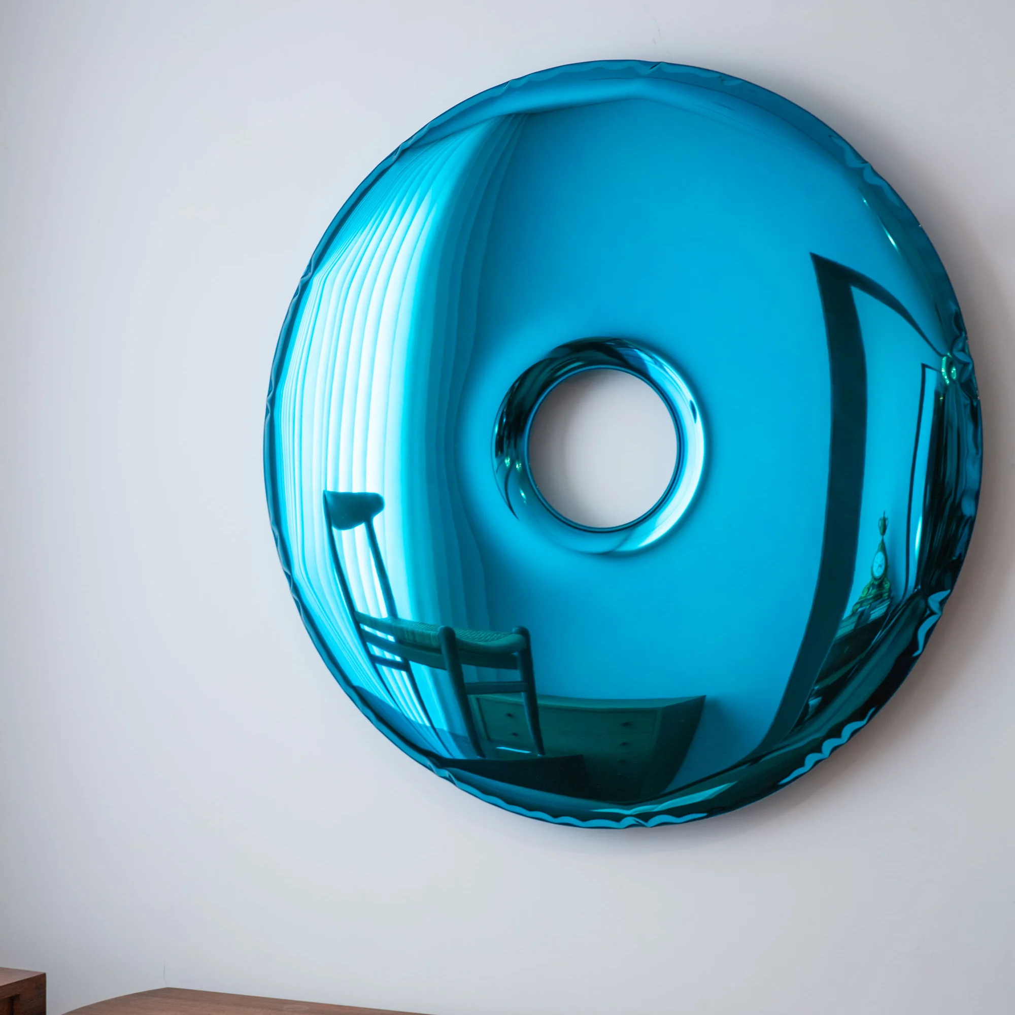 Stainless Steel Rondo 95 Wall Mirror - Image 10