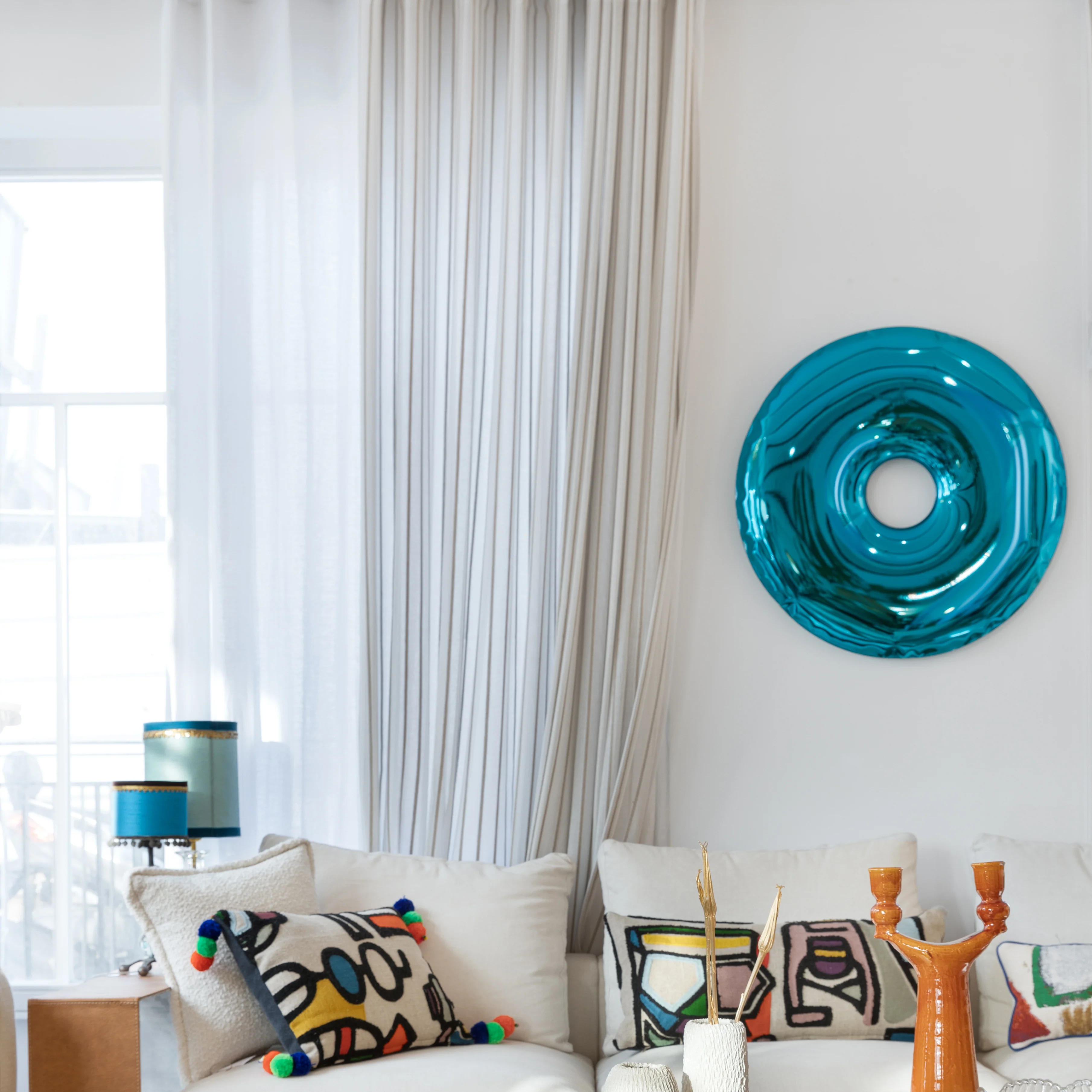 Stainless Steel Rondo 95 Wall Mirror - Image 11