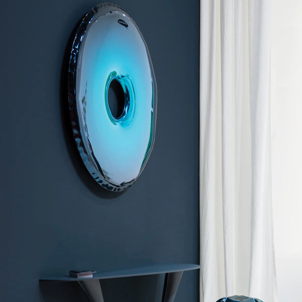 Stainless Steel Rondo 95 Wall Mirror - Image 21