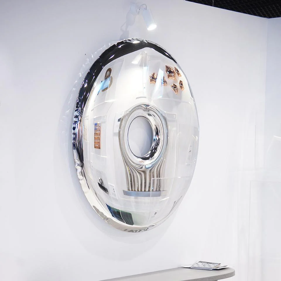 Stainless Steel Rondo 95 Wall Mirror - Image 4