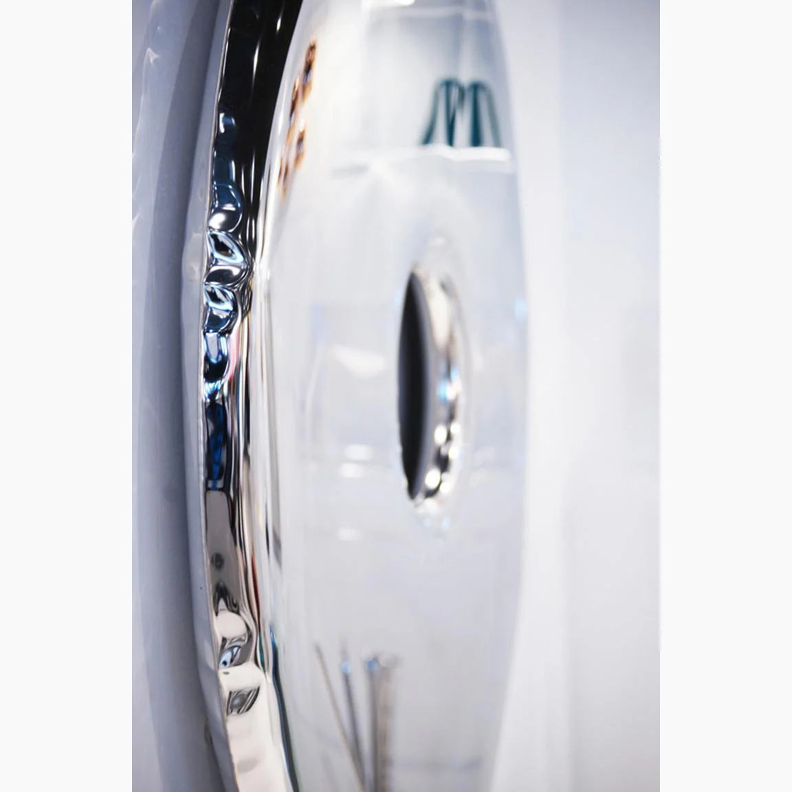 Stainless Steel Rondo 95 Wall Mirror - Image 5