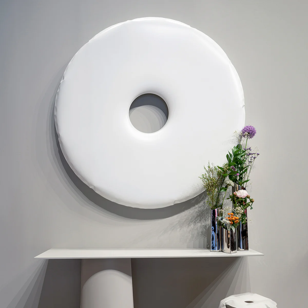 Stainless Steel Rondo 95 Wall Mirror - Image 53