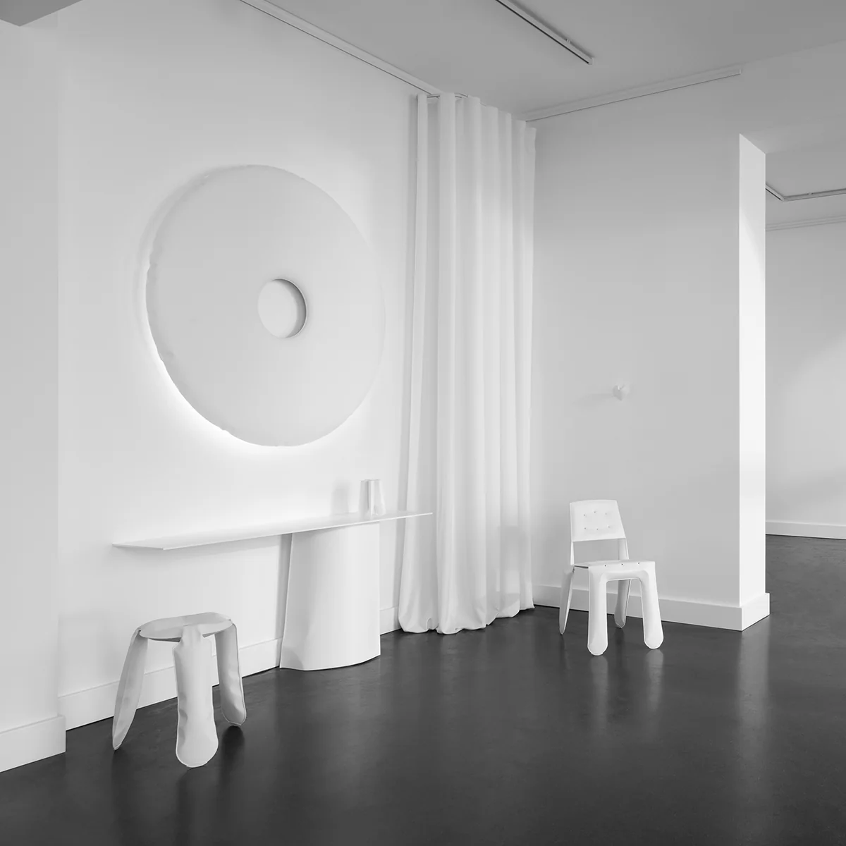 Stainless Steel Rondo 95 Wall Mirror - Image 55