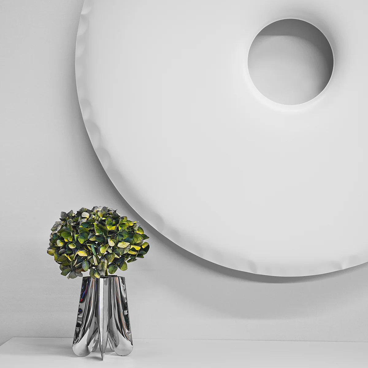 Stainless Steel Rondo 95 Wall Mirror - Image 58