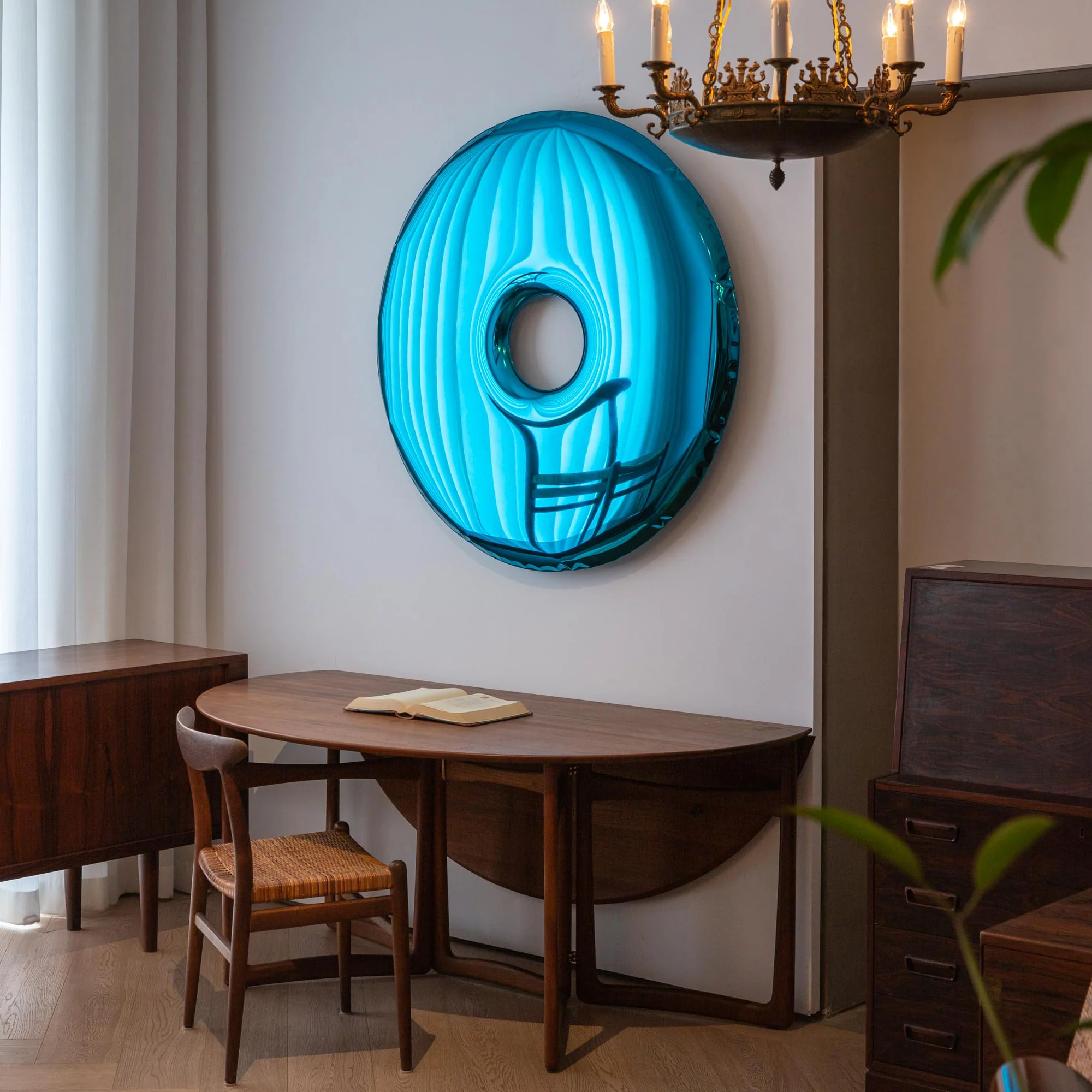 Stainless Steel Rondo 95 Wall Mirror - Image 7