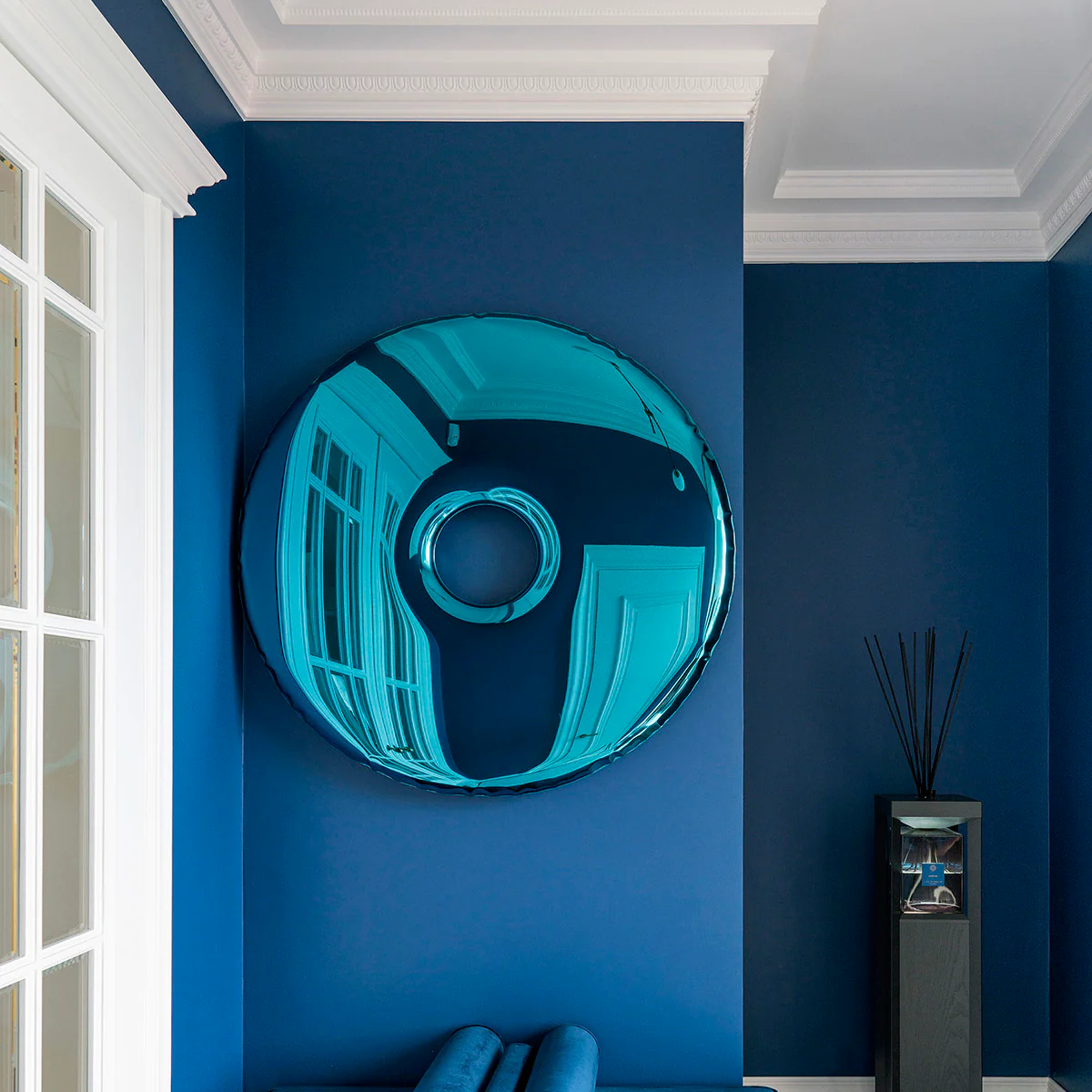 Stainless Steel Rondo 95 Wall Mirror - Image 9