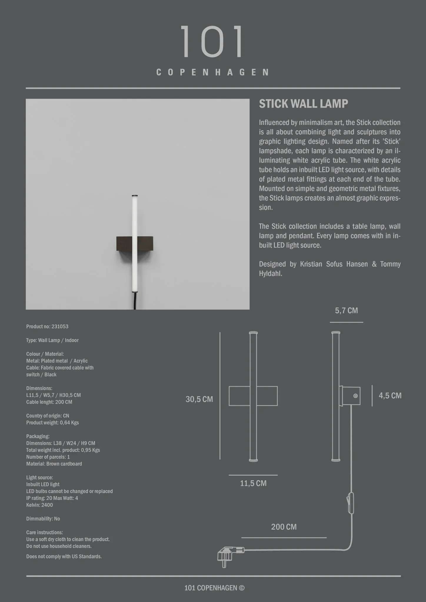 Stick Wall Lamp - Image 9