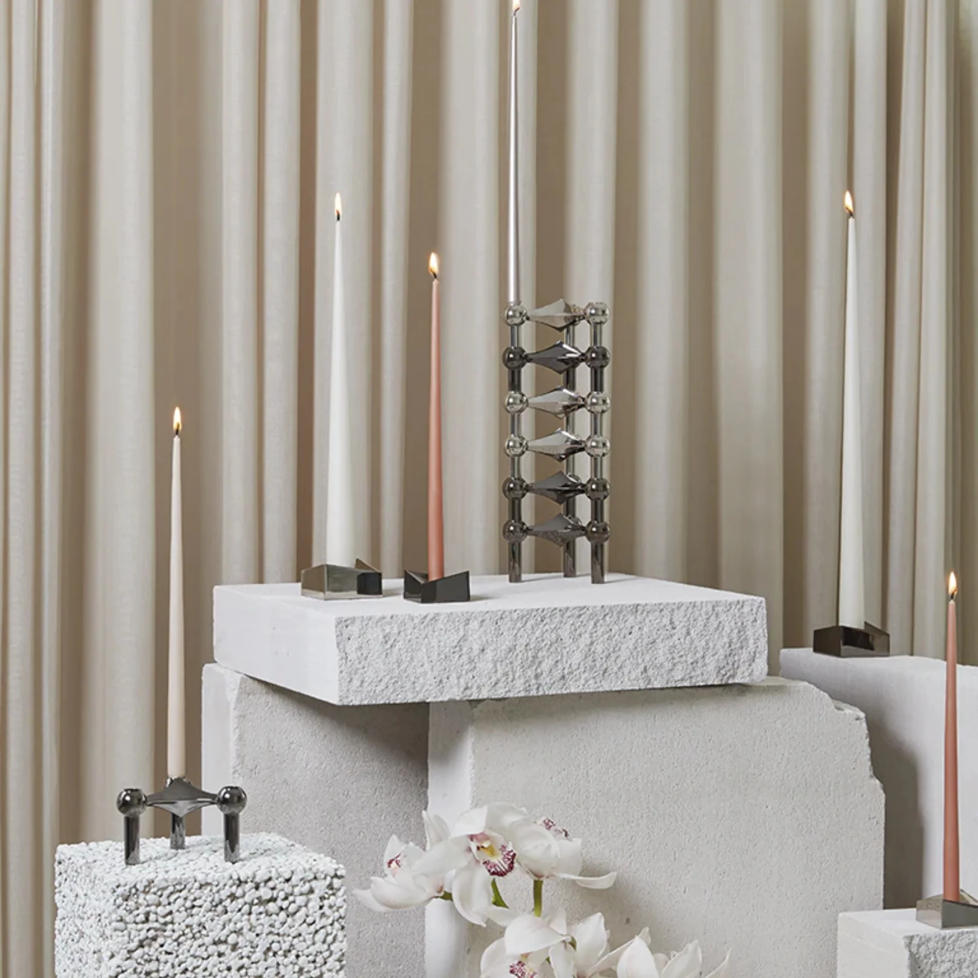 STOFF Nagel Taper Candle by Ester & Erik - Image 51