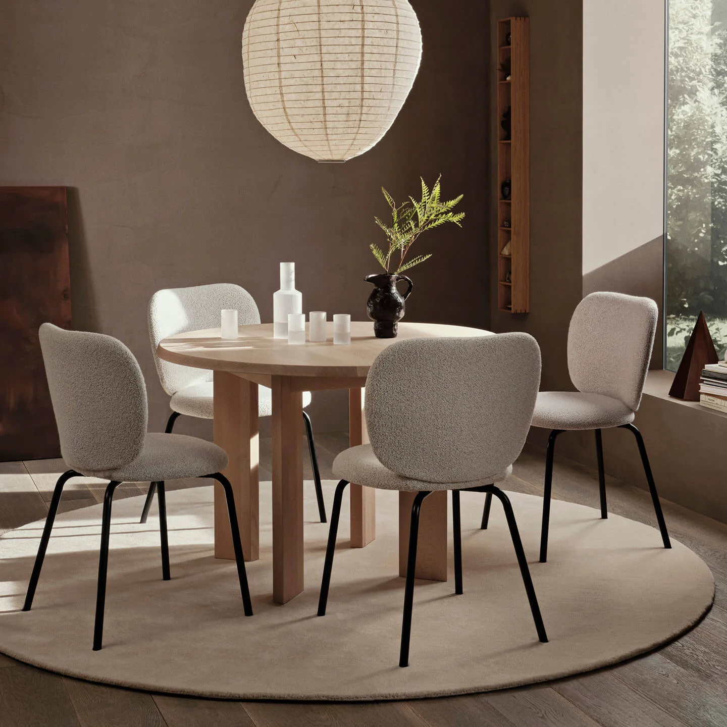 Tarn Dining Table - 115 - White Oiled Beech - Image 3