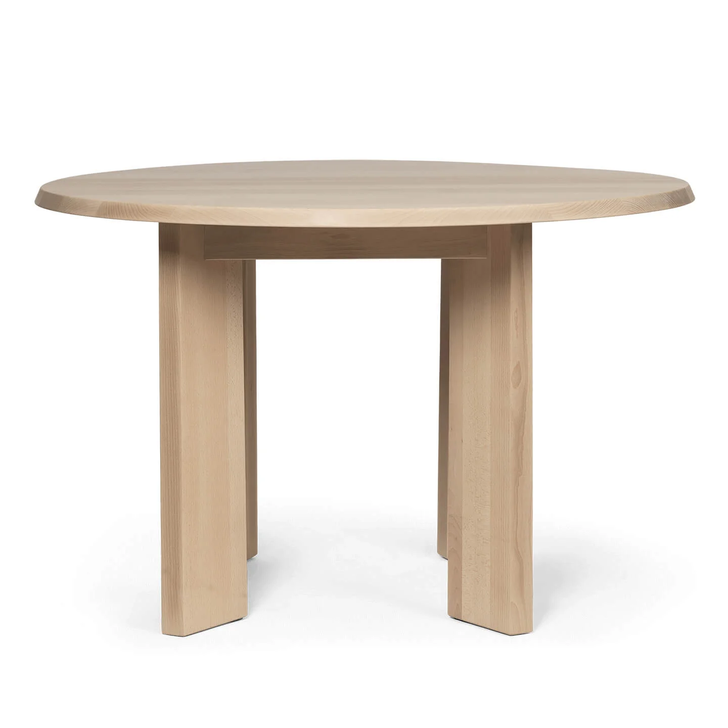 Tarn Dining Table - 115 - White Oiled Beech - Image 4