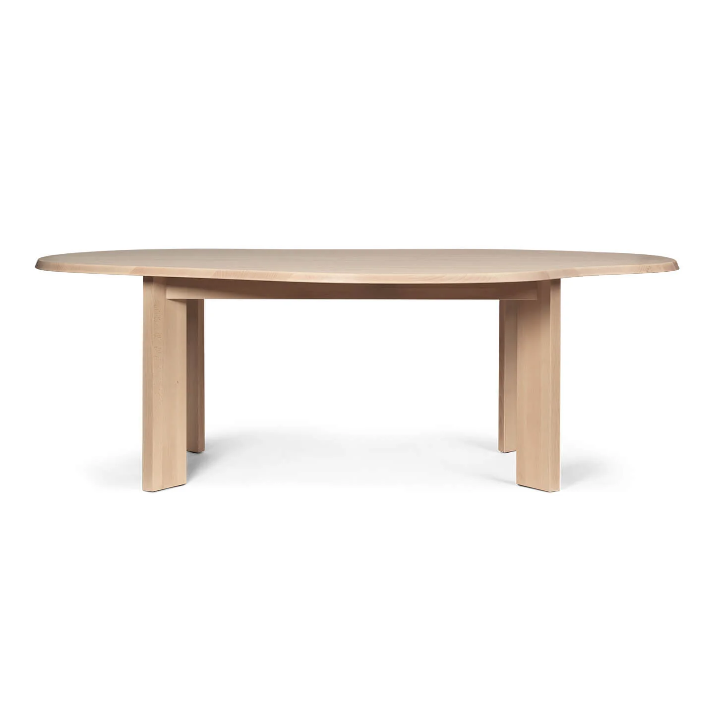 Tarn Dining Table - 220 - White Oiled Beech - Image 3