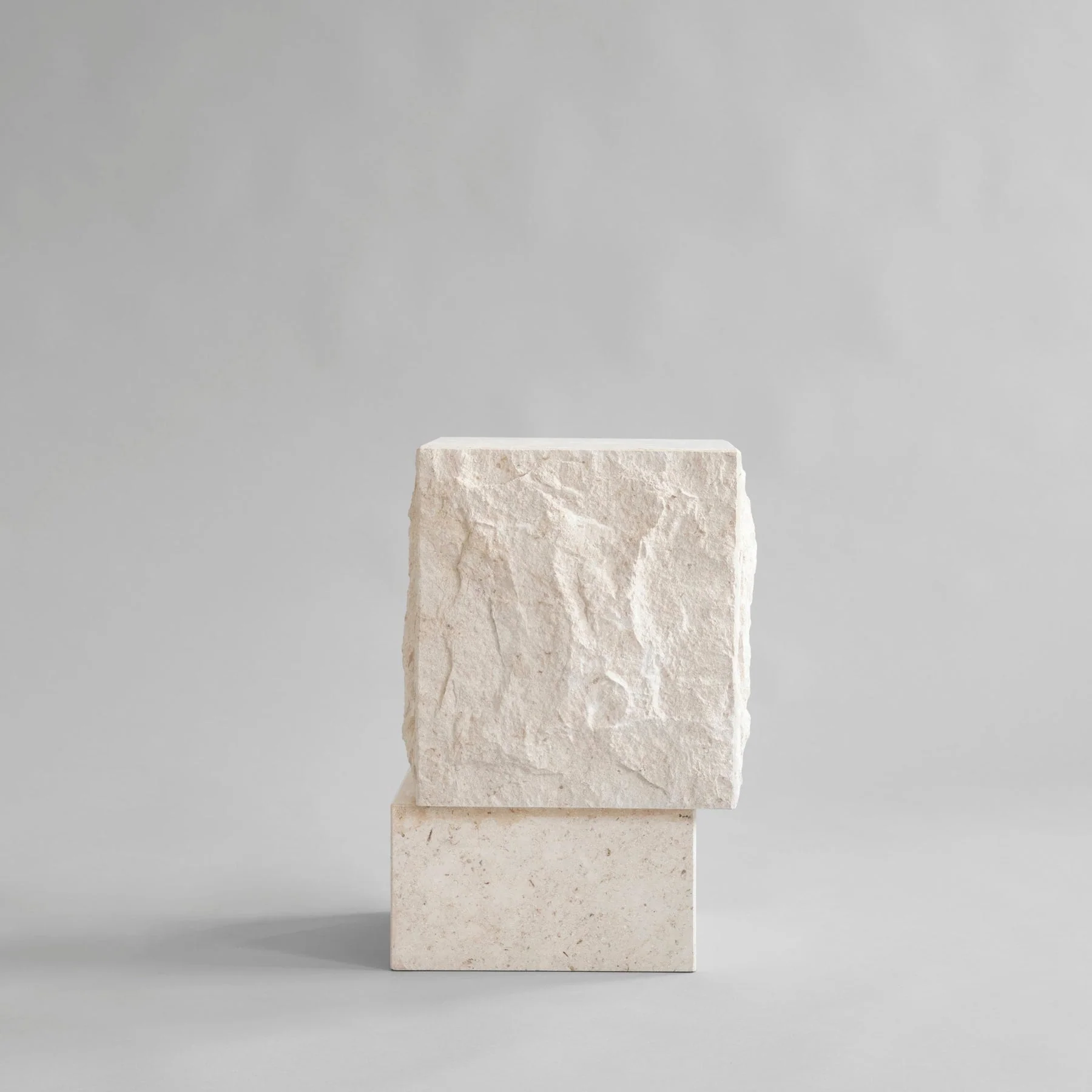 Temple Coffee Table, Tall - Limestone - Image 3