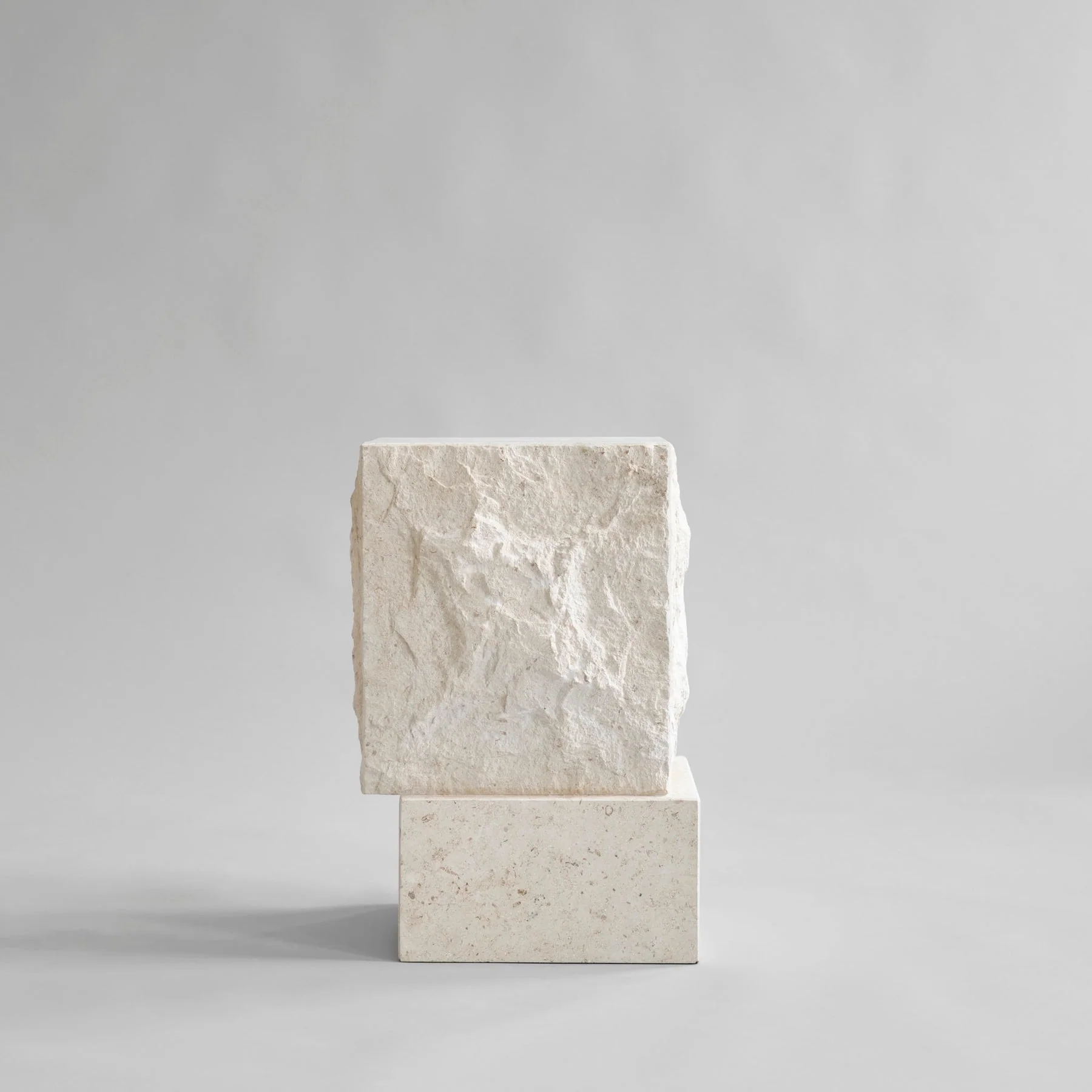 Temple Coffee Table, Tall - Limestone - Image 6