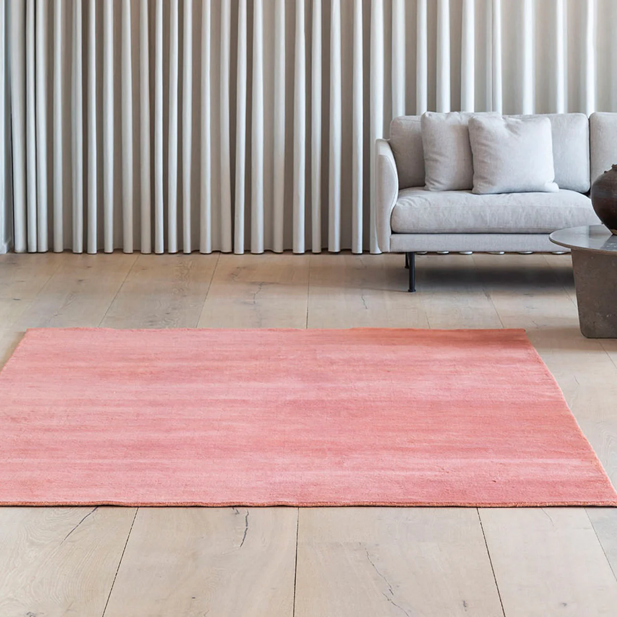 Terra Cotta Earth Bamboo Rug - Image 2
