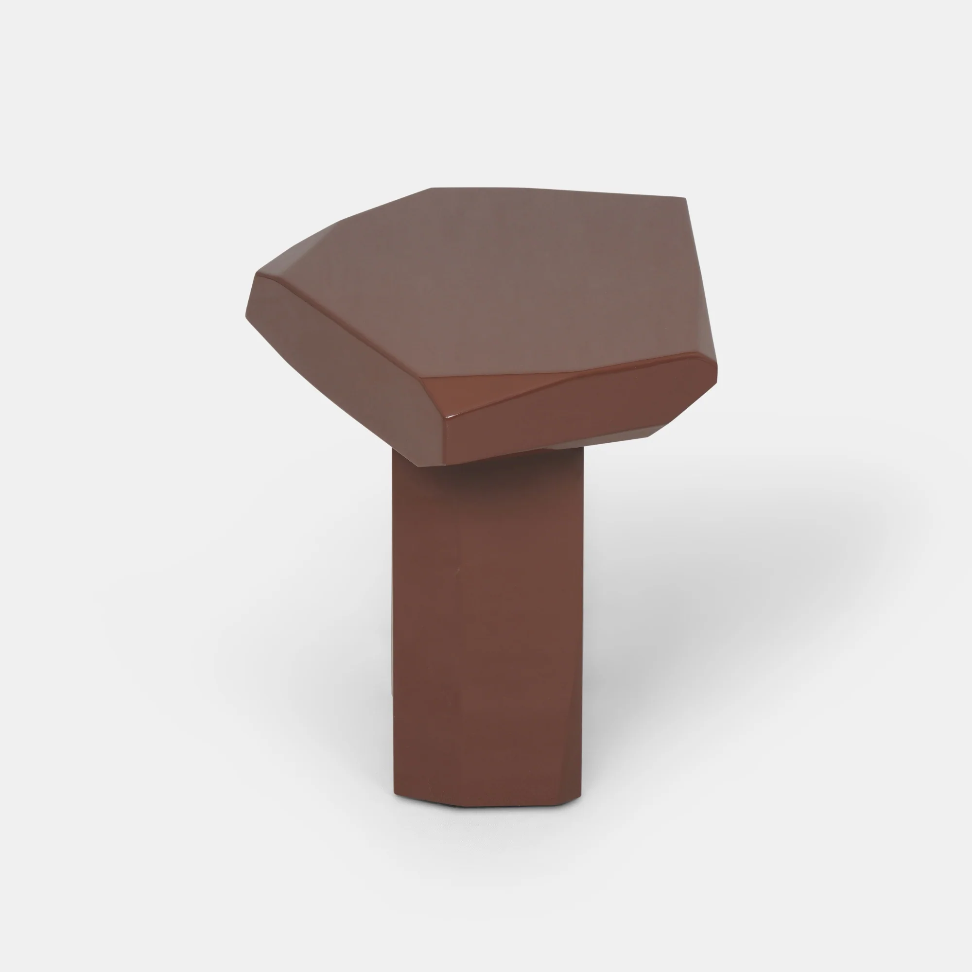 Terra High Gloss Side Table - Image 5
