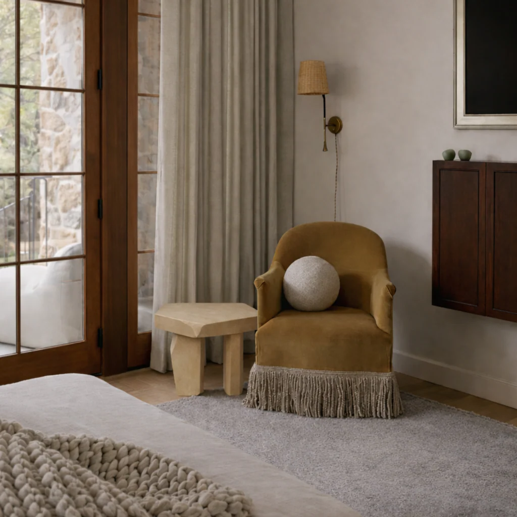 Terra Plastered Side Table