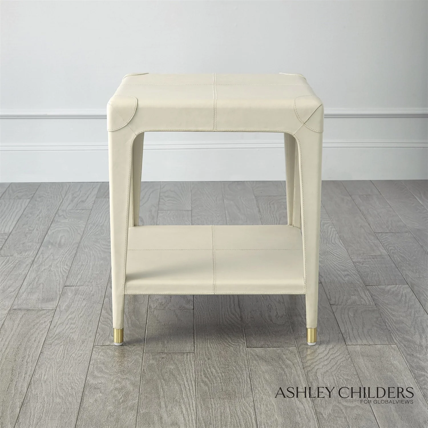 Tiburtina End Table - Mist Leather - Image 2