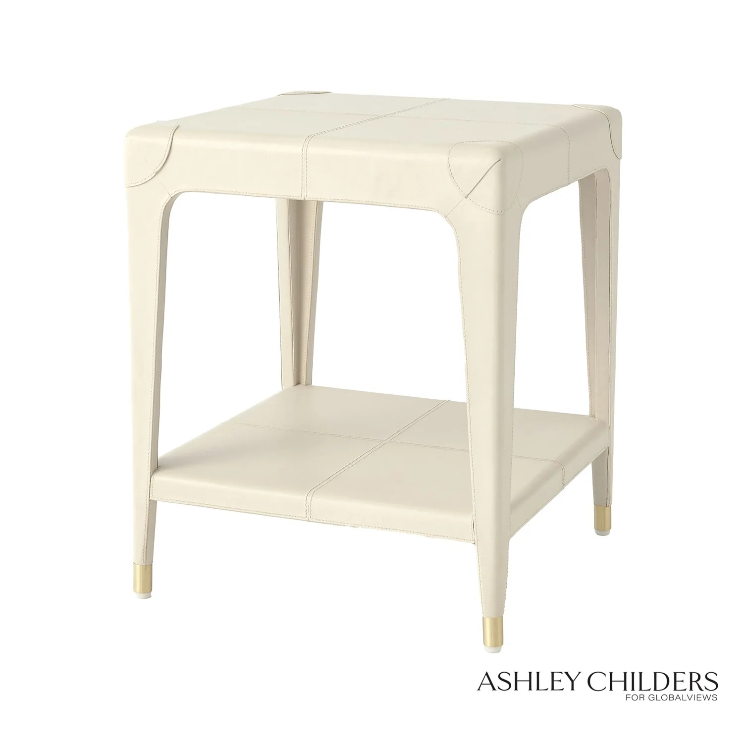 Tiburtina End Table - Mist Leather - Image 4