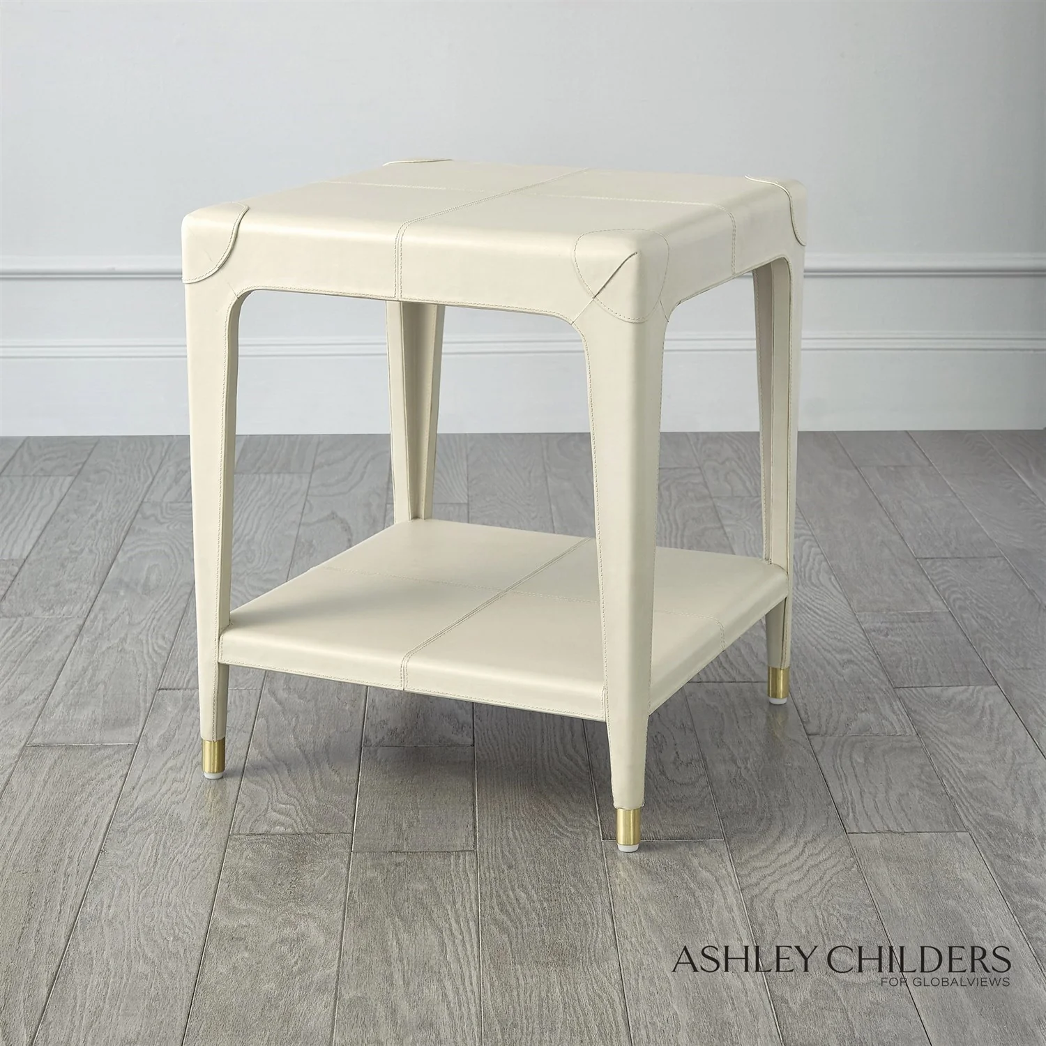 Tiburtina End Table - Mist Leather - Image 5