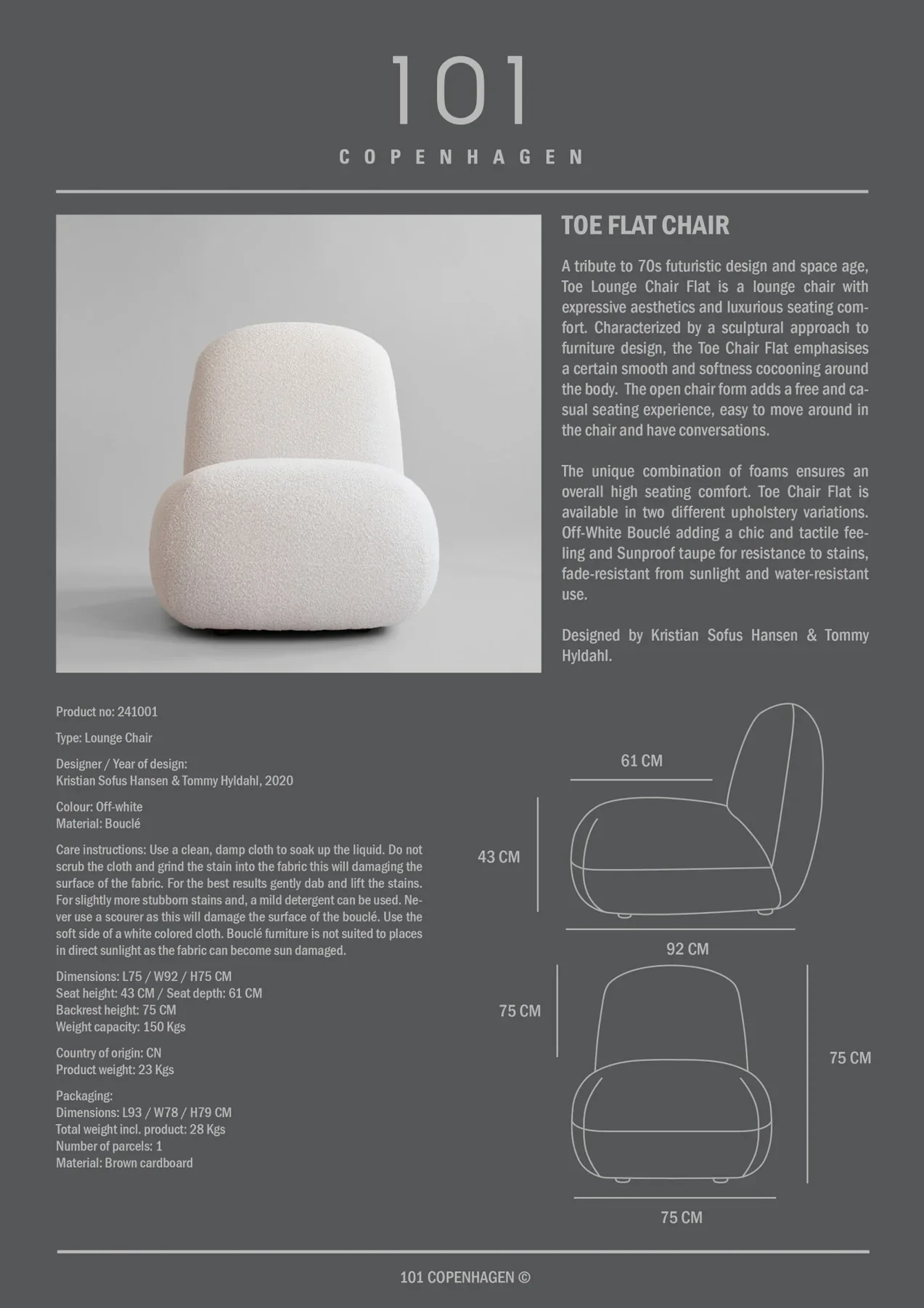 Toe Chair - Flat - Image 12