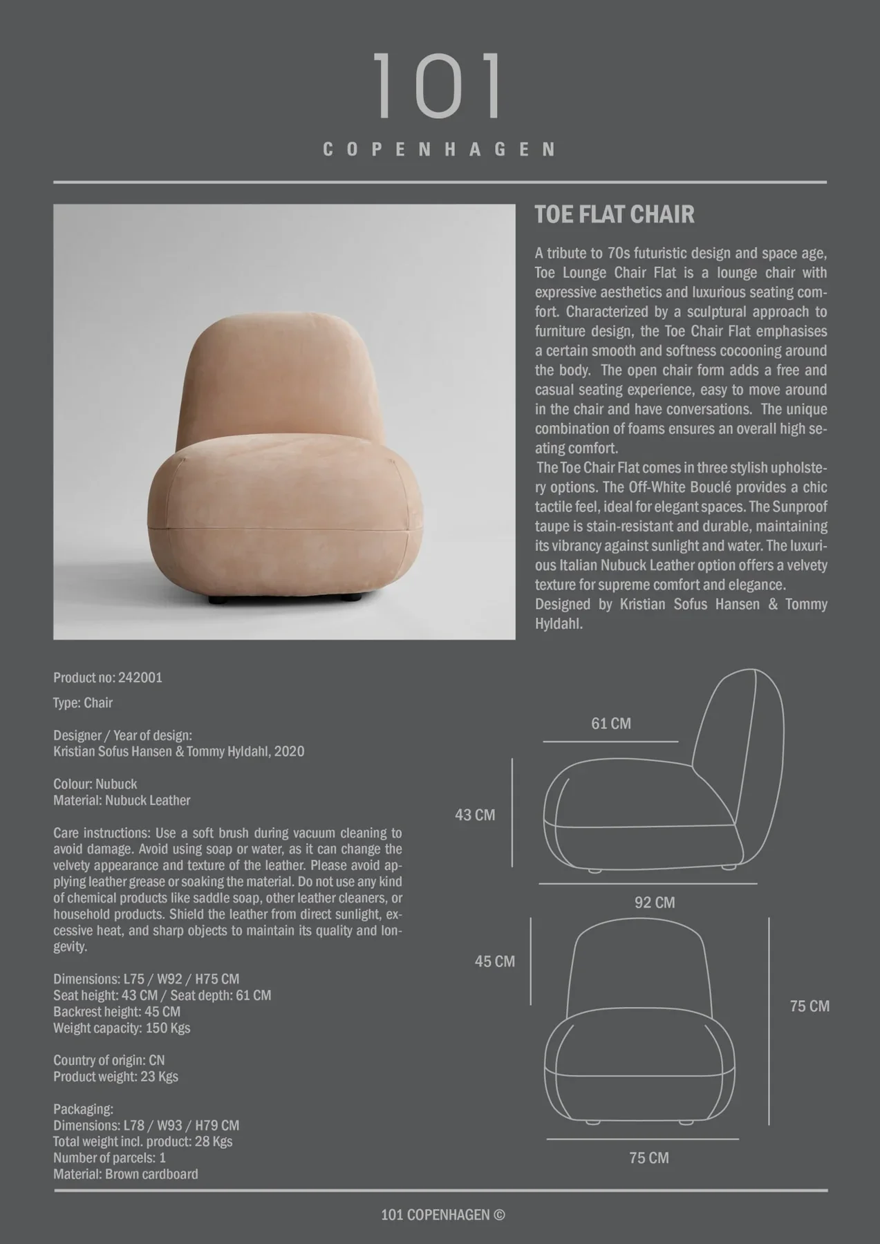 Toe Chair - Flat - Image 25
